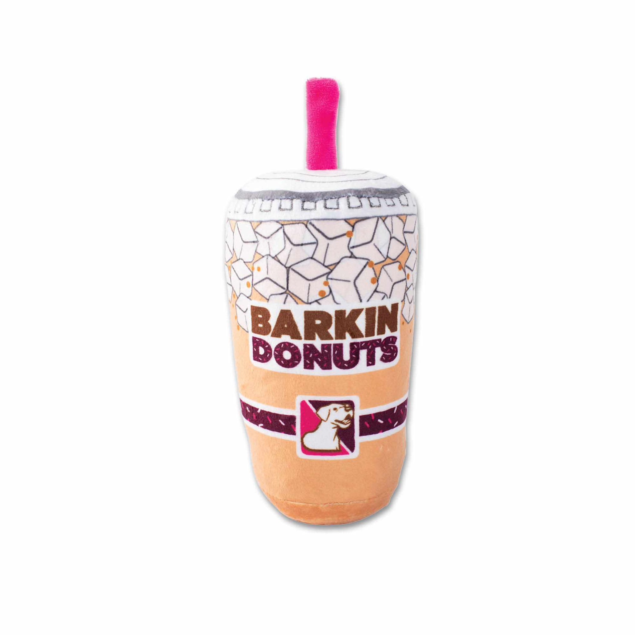 Wagsdale Barkin Donuts Iced Coffee Dog Toy Image 1
