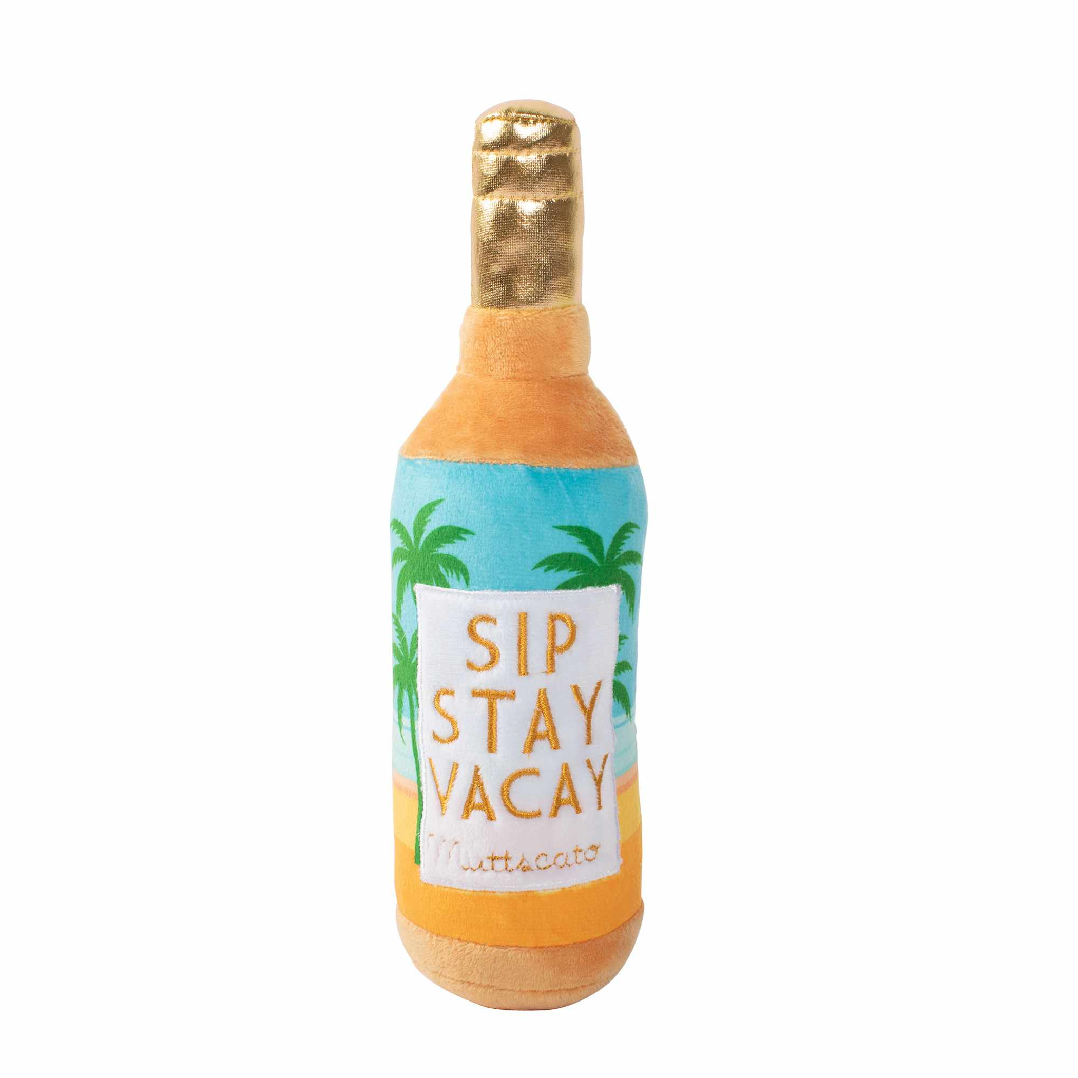 PetShop by Fringe Studio Sip Stay Vacay Plush Dog Toy Image 1