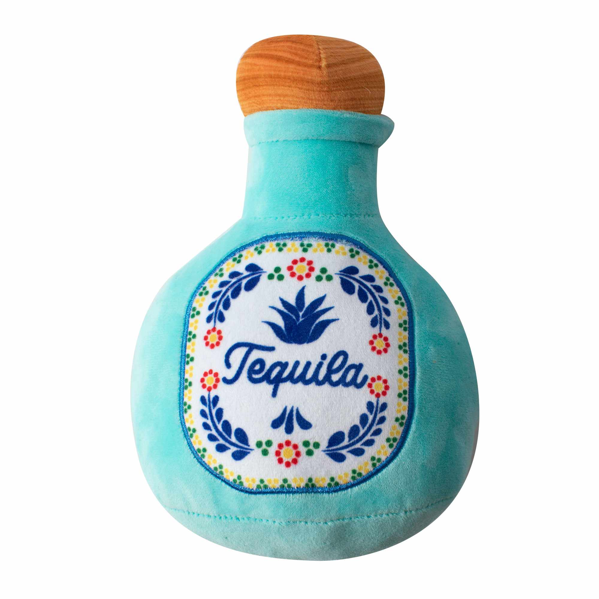 PetShop by Fringe Studio But First Tequila Plush Dog Toy Image 1
