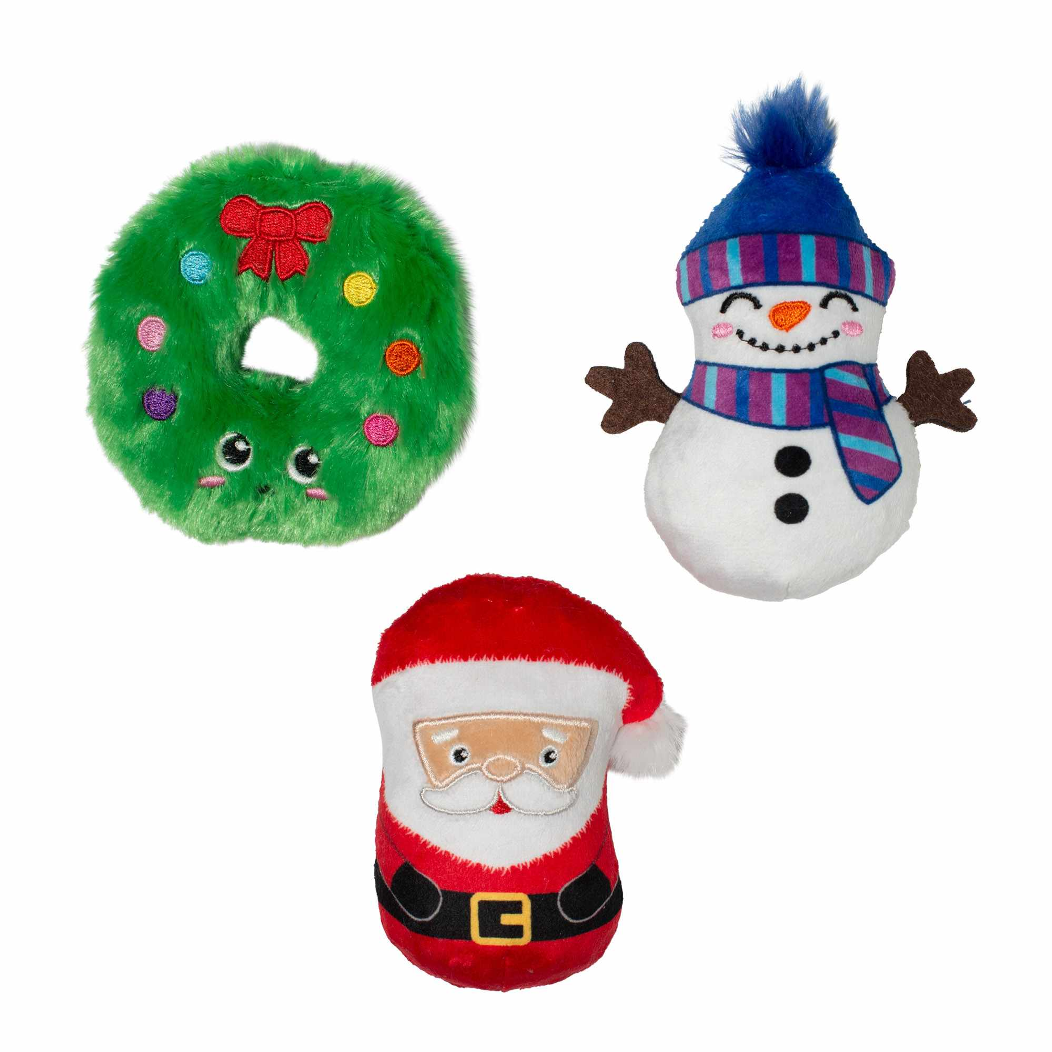 PetShop by Fringe Studio We Have Great Chemis-Tree Plush Dog Toy Set Small 3pc Image 1