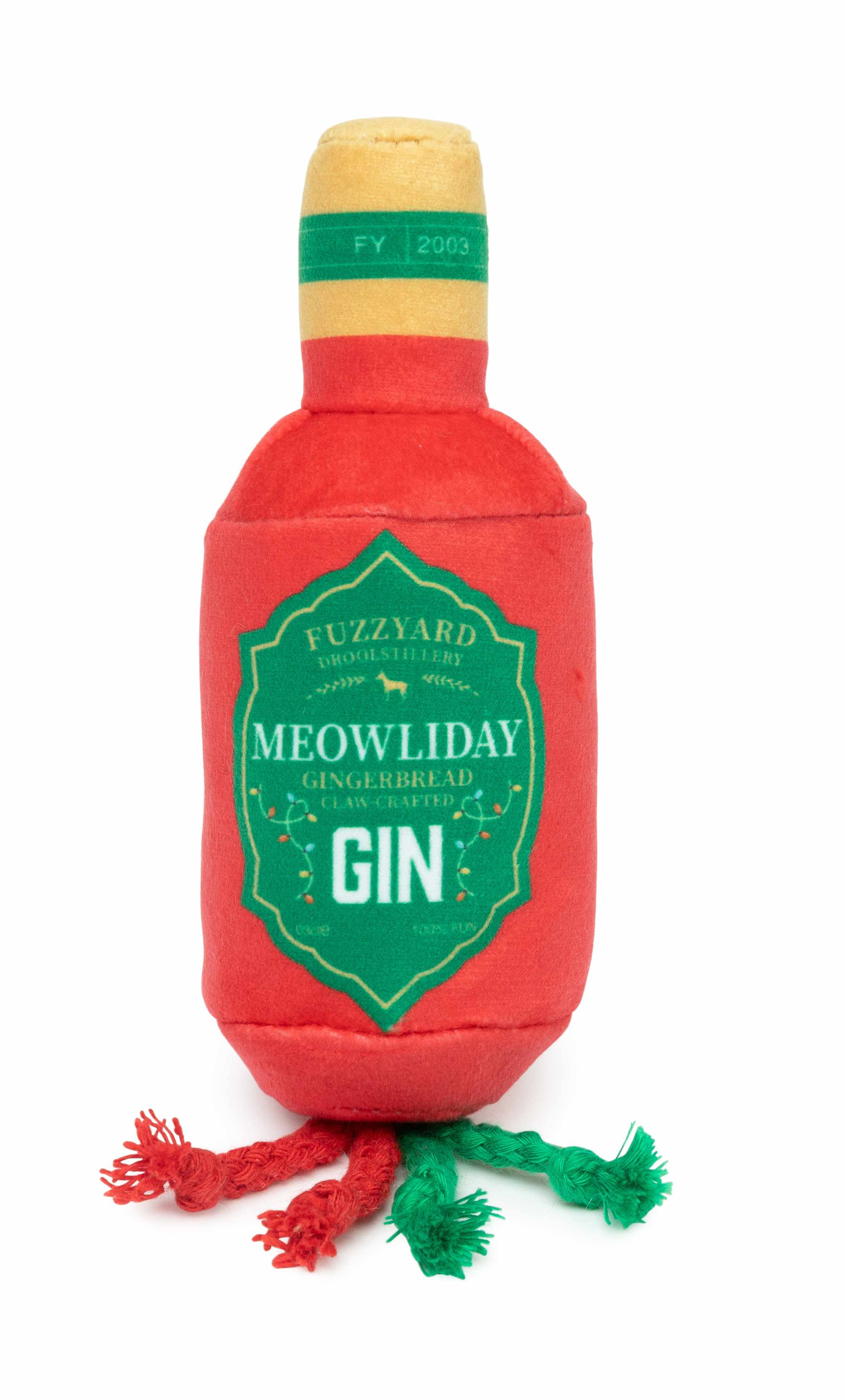 FuzzYard Cat Toy Meowliday Gingerbread Gin Image 1