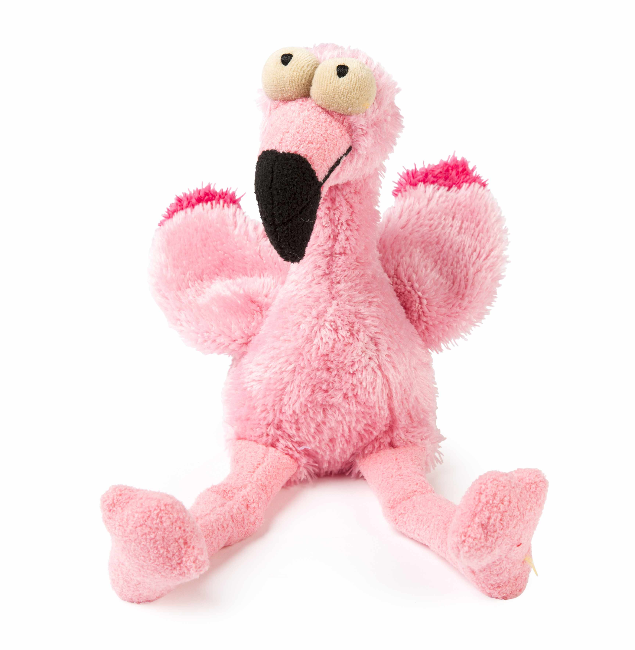 FuzzYard Dog Toy Neighborhood Nasties Little Flo the Flamingo Small Image 1