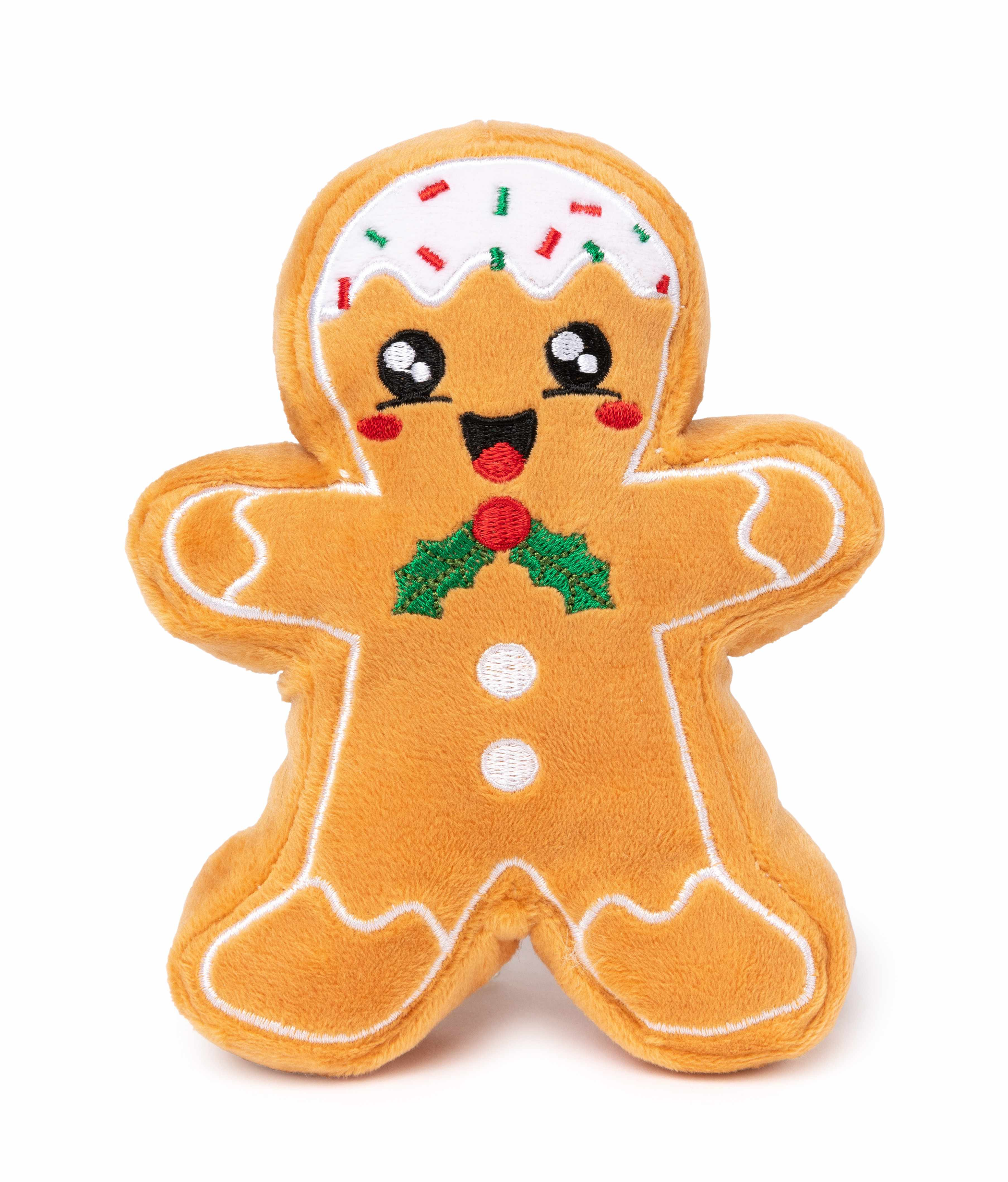 FuzzYard Fred The Gingerbread Plush Dog Toy Image 1