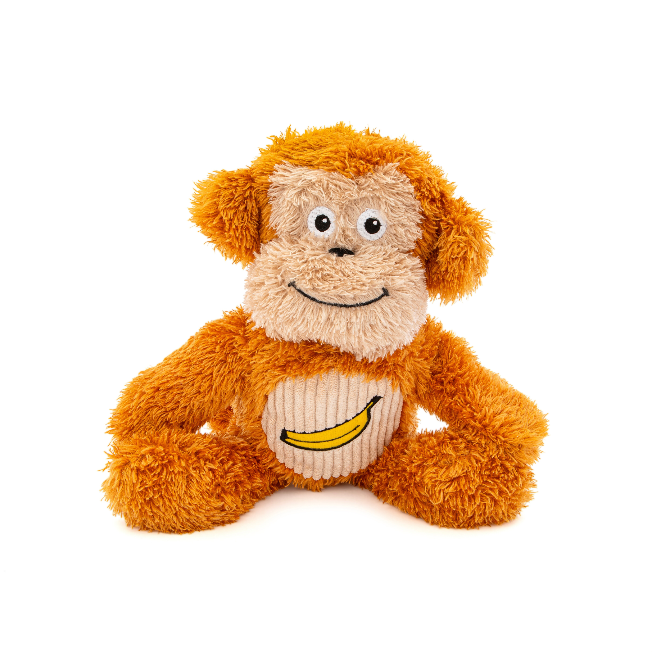 GURU Pet Company Soft Scents Monkey Plush Dog Toy Medium Image 1