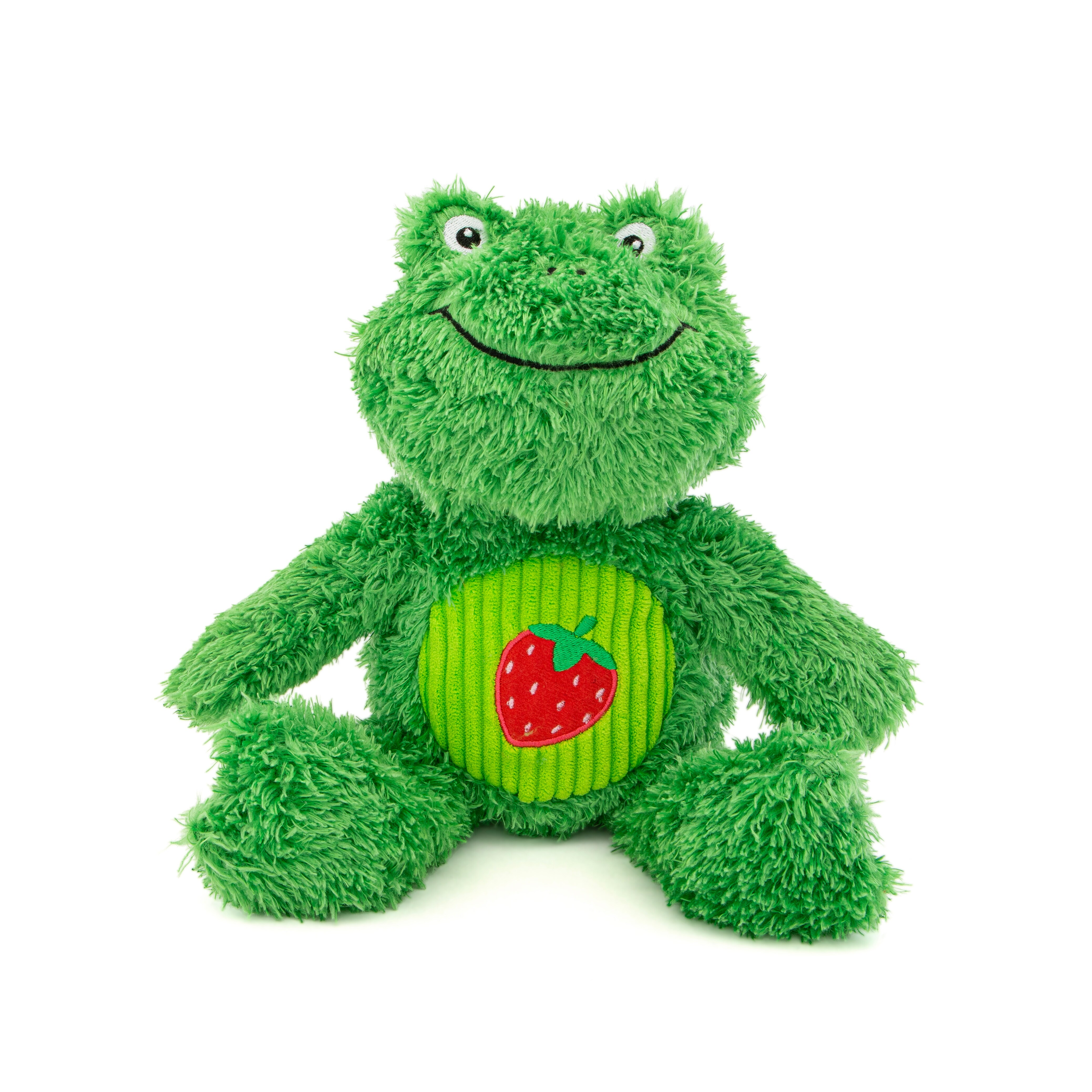 GURU Pet Company Soft Scents Frog Plush Dog Toy Medium Image 1