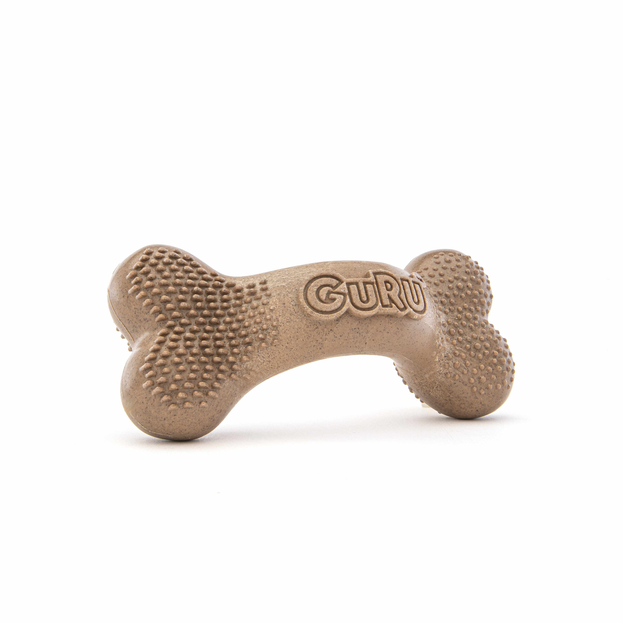GURU Pet Company Guru Bacon Bone Dental Dog Chew Toy Medium Image 1