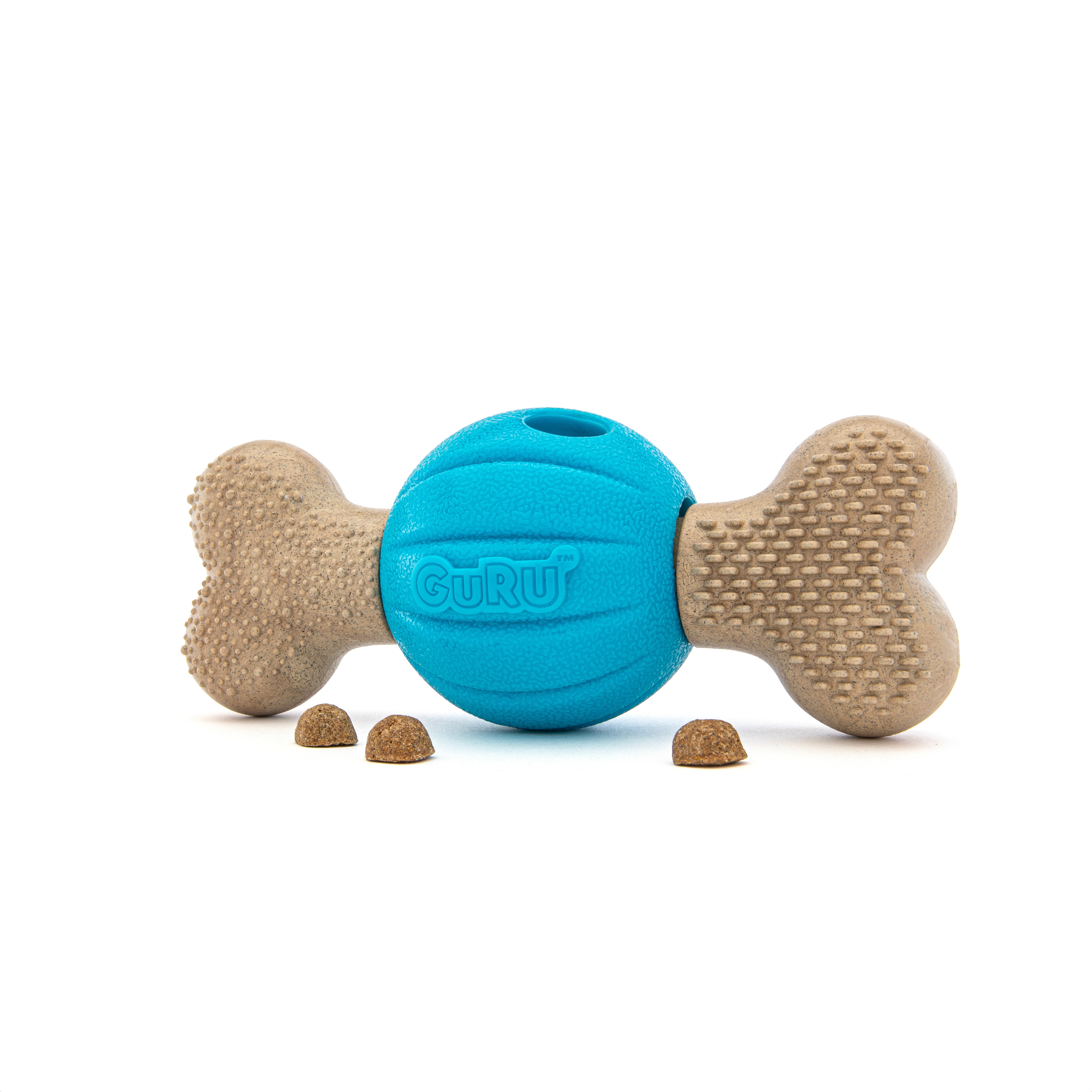 GURU Pet Company Spin & Chew Bacon Bone Dental Dog Toy Image 1
