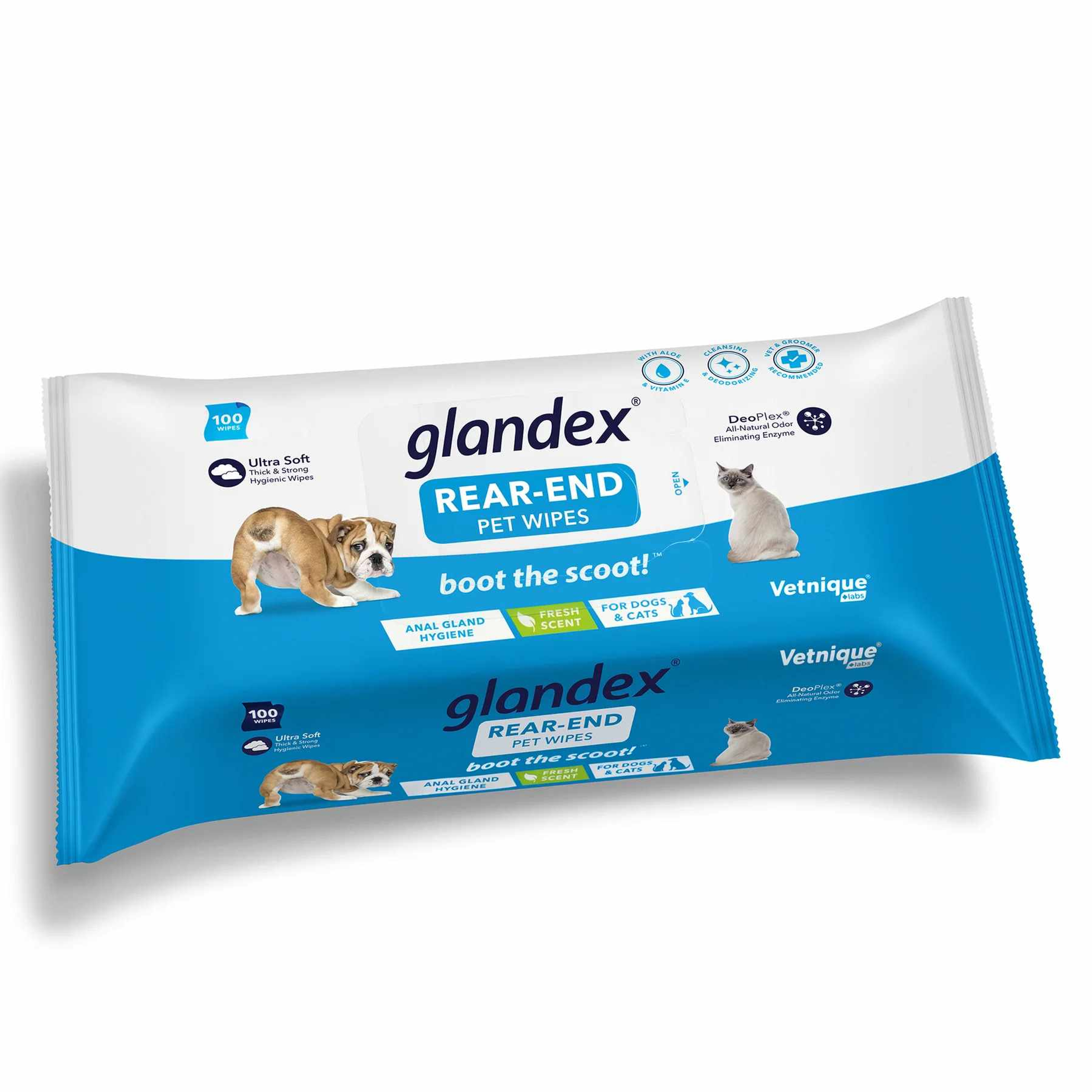 Glandex Anal Gland Pet Wipes 100ct Image 1