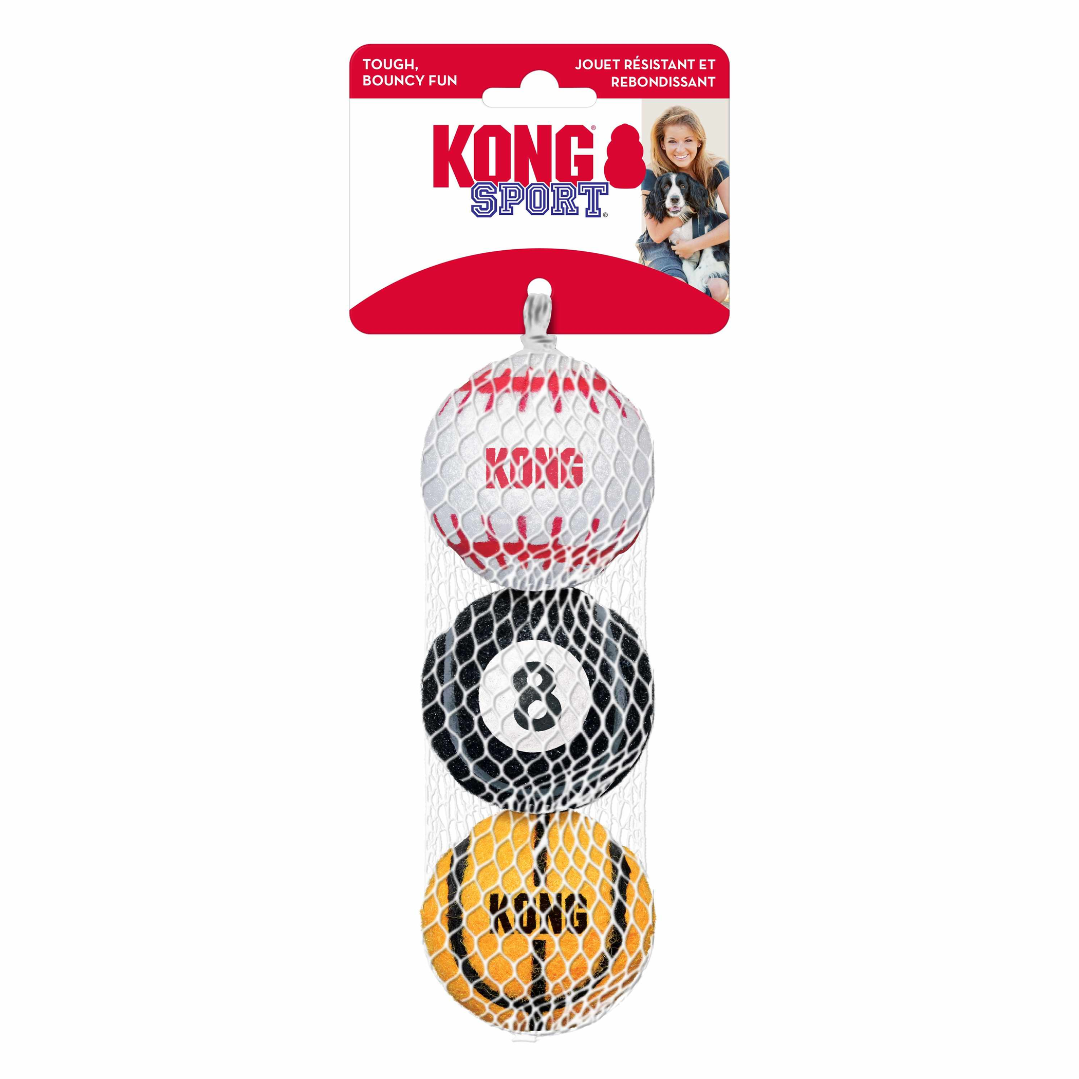 KONG(R) Sport(R) Balls Dog Fetch Toy Assorted Image 1
