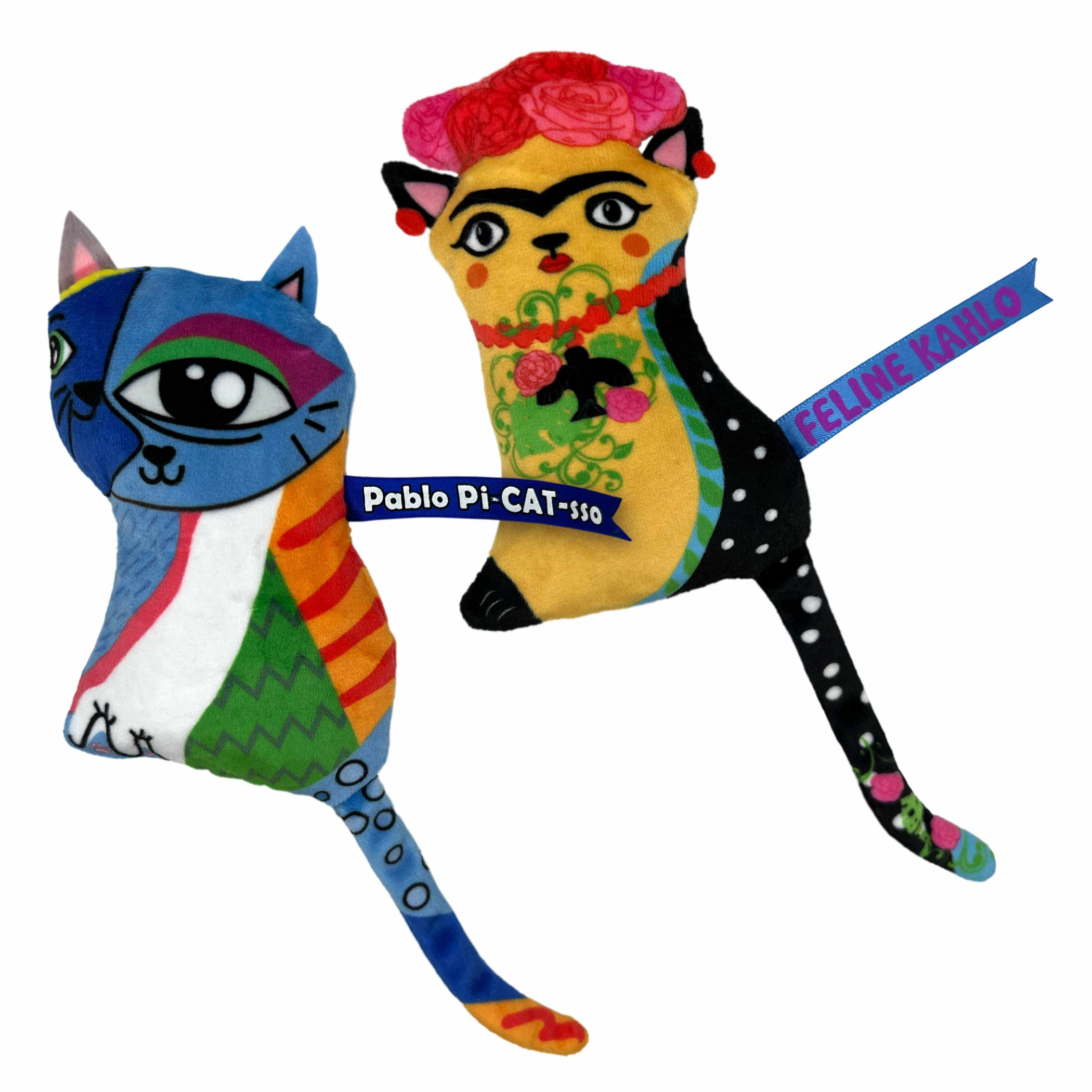 KONG(R) Artz Kahlo / Picasso Cat Toy 2pk Image 1