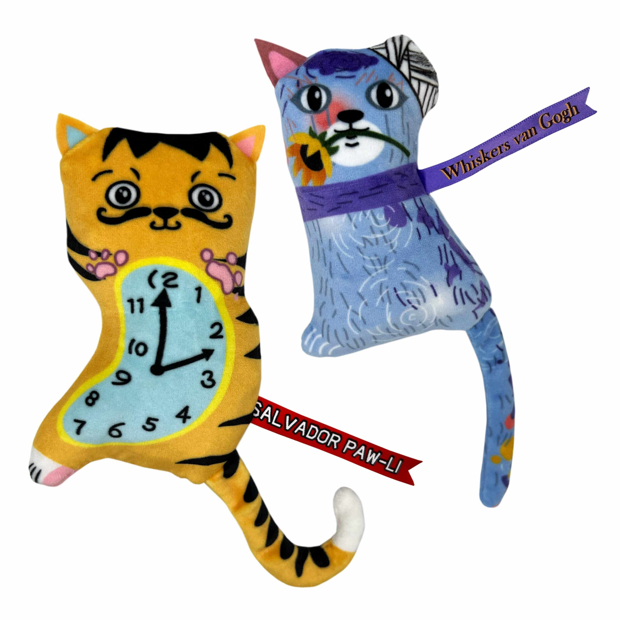 KONG(R) Artz Dali / van Gogh Cat Toy 2pk Image 1