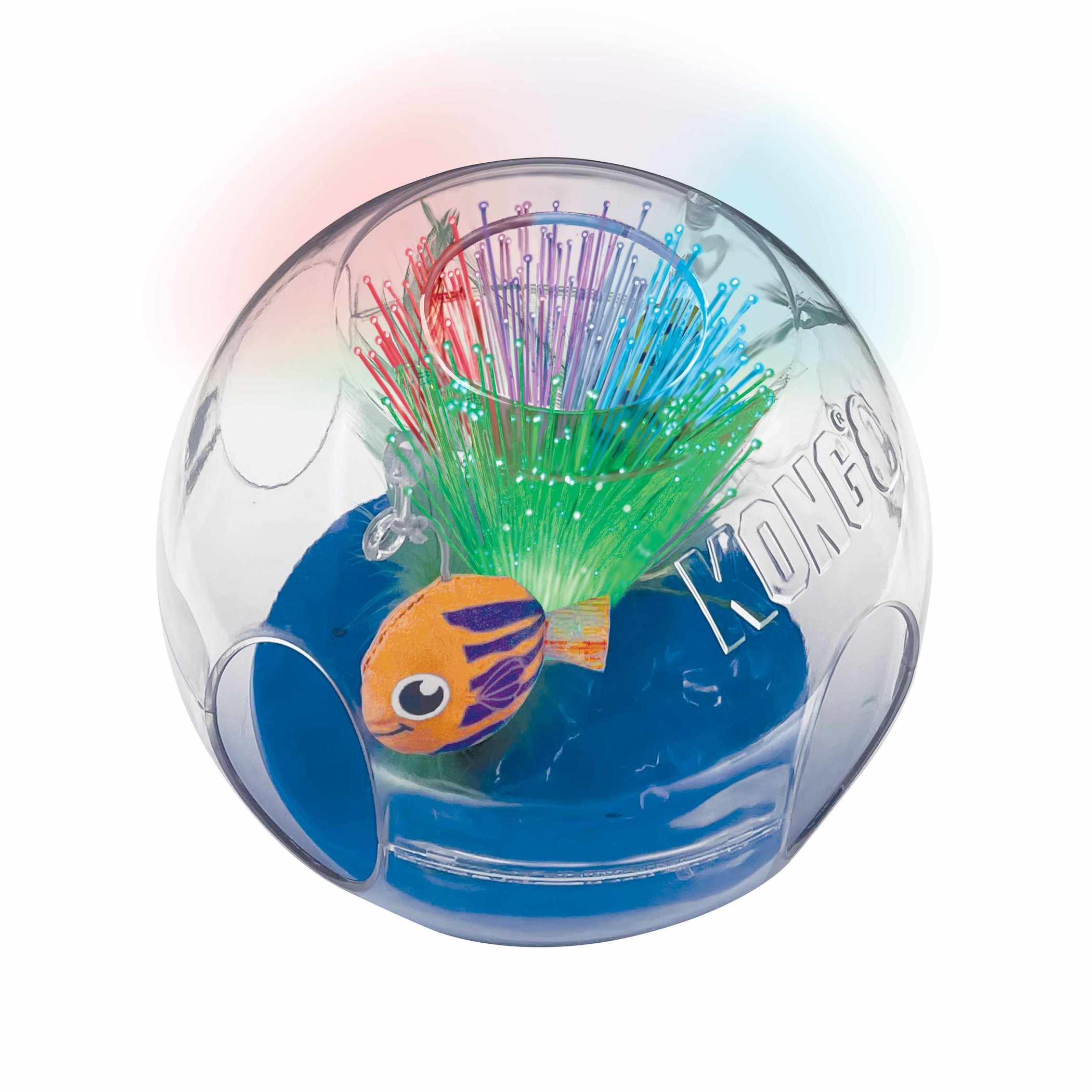 KONG(R) Bat-A-Bout Glow Aquarium Cat Toy Image 1