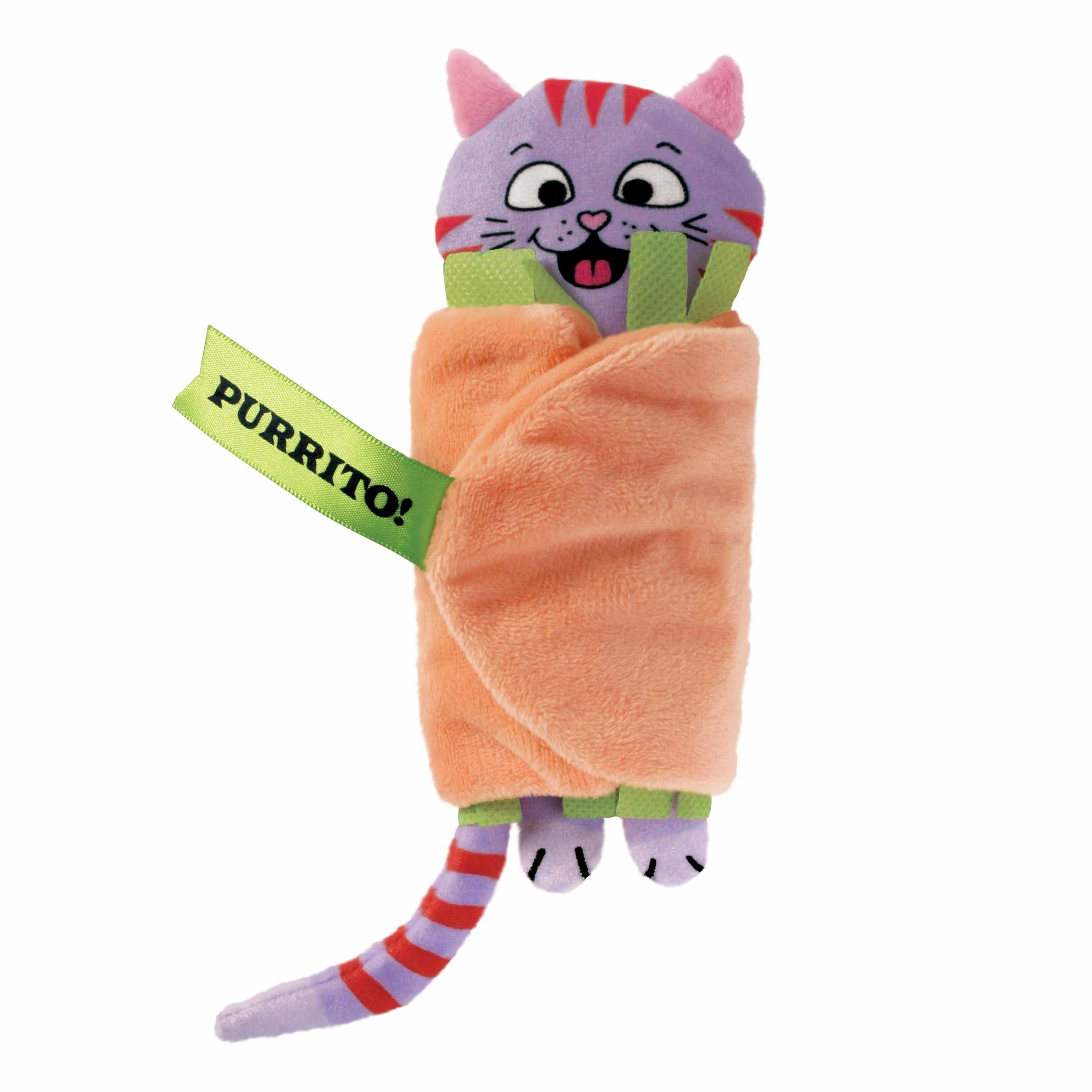 KONG(R) Pull-A-Partz(TM) Purrito Cat Toy Image 1