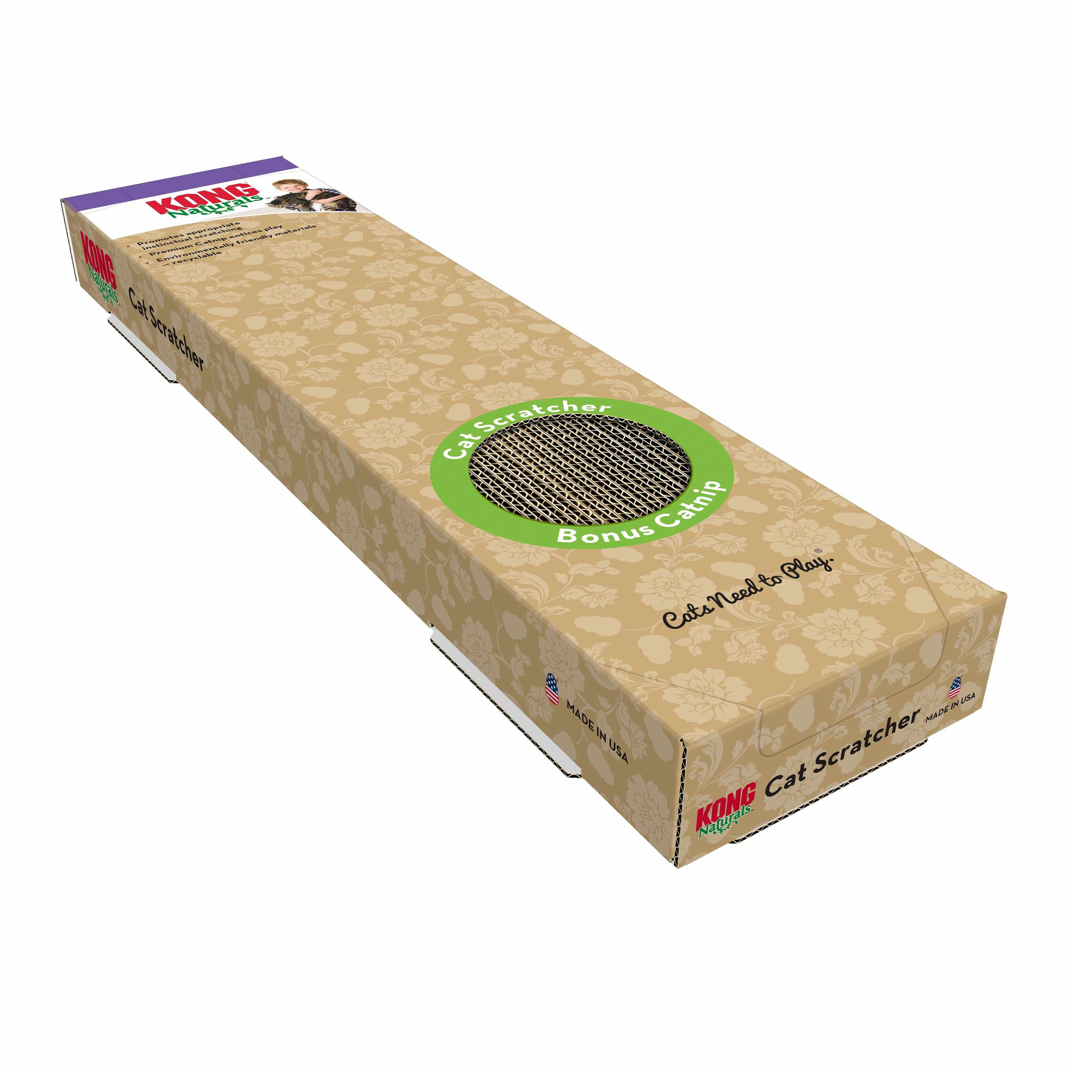 KONG(R) Naturals(R) Scratcher Single Cat Toy Image 1
