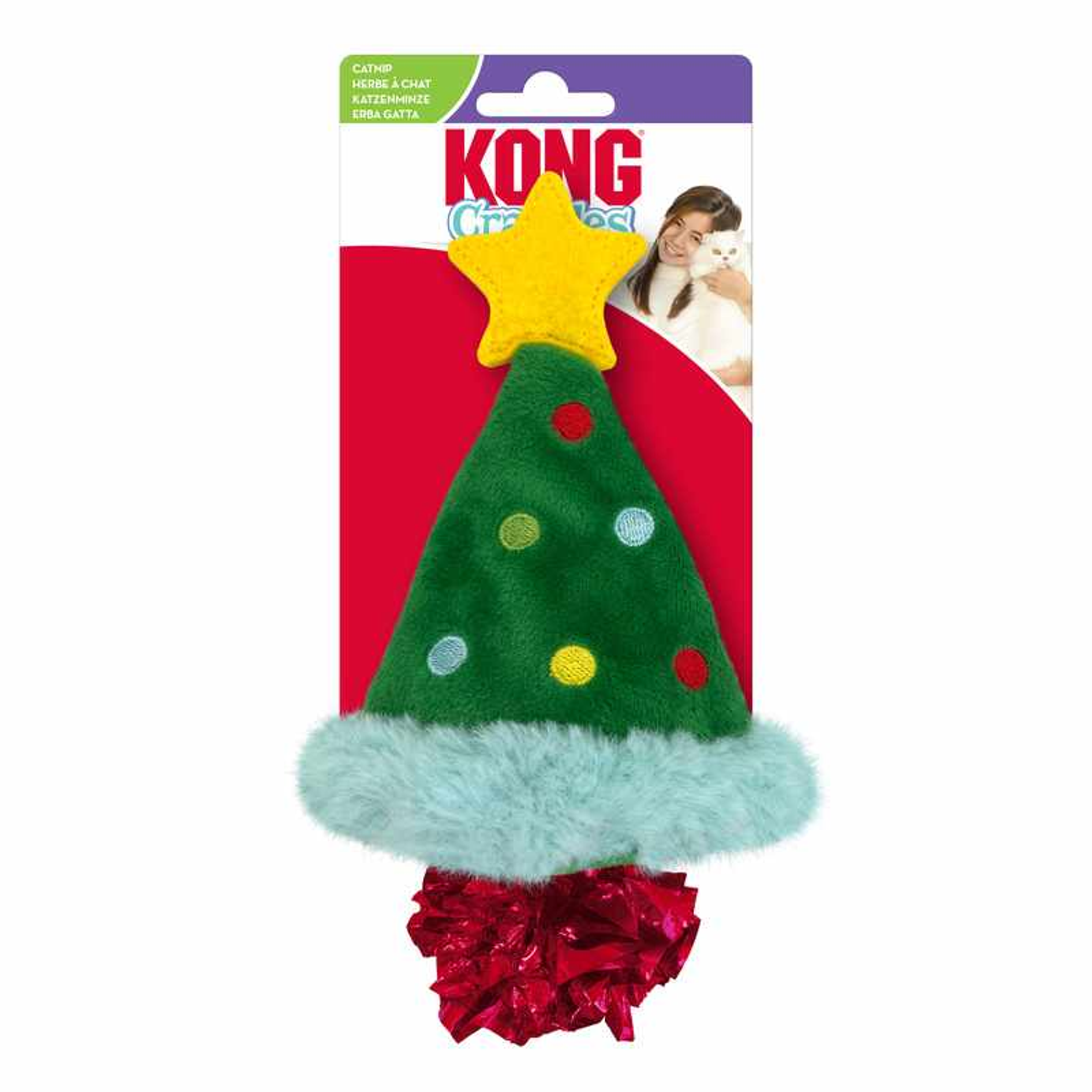 KONG Holiday Crackles Christmas Tree Image 1