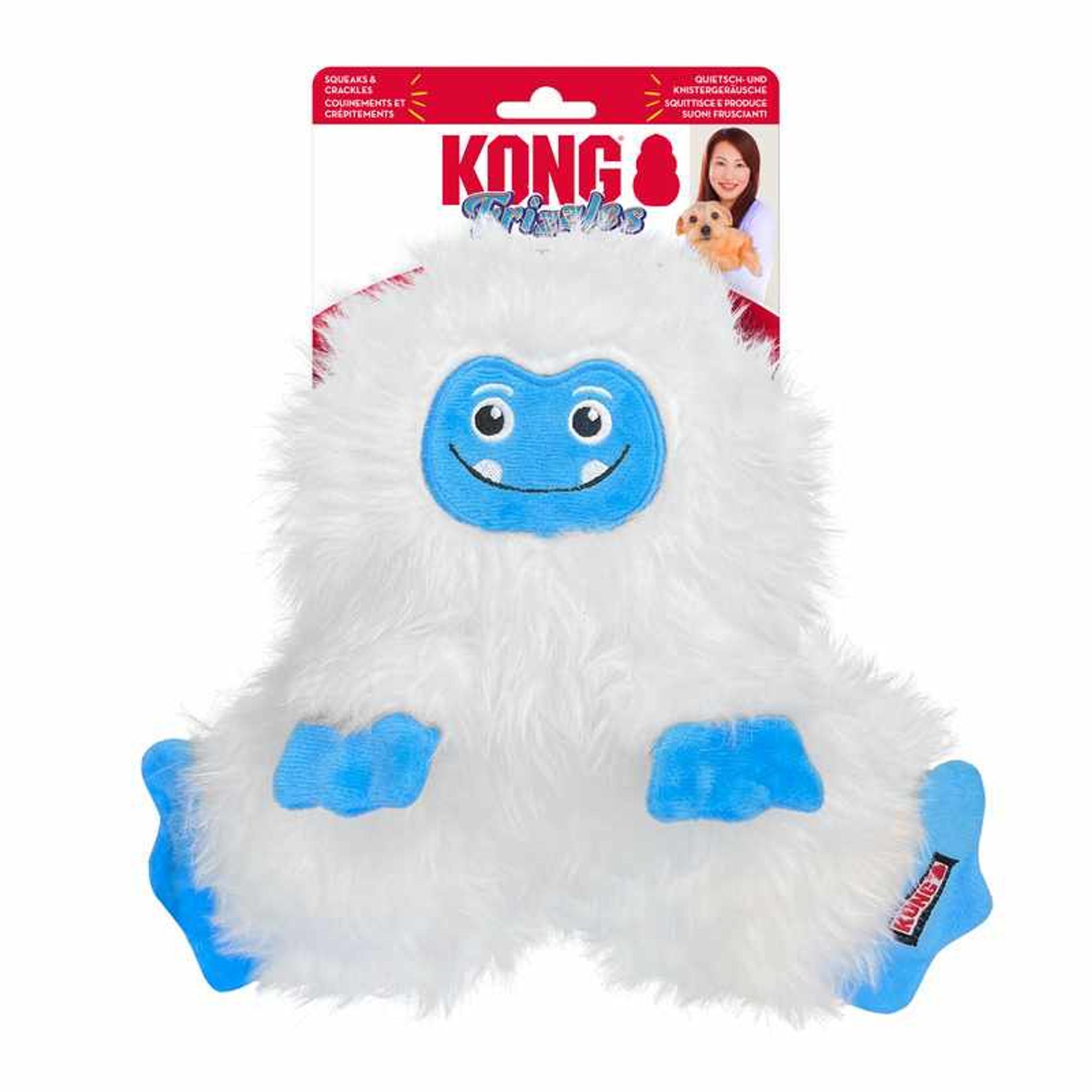 KONG Holiday Frizzles Yeti Md/Lg Image 1