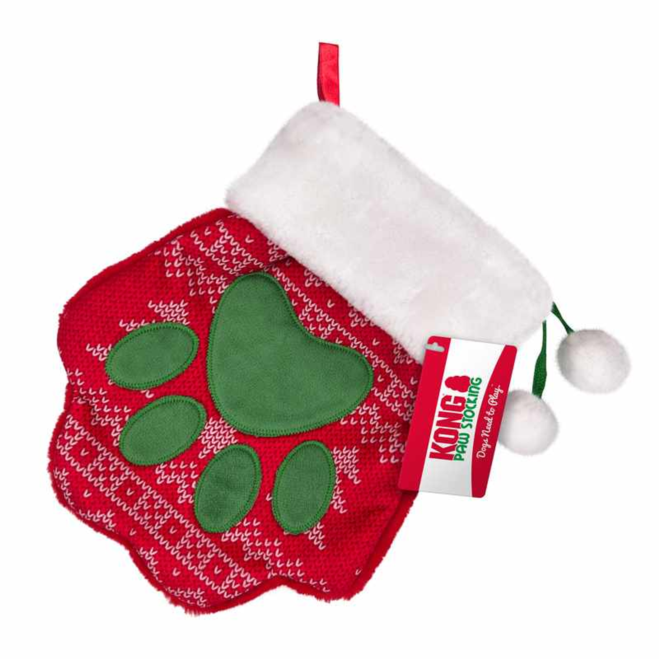 KONG Holiday Stocking Paw Large Image 1