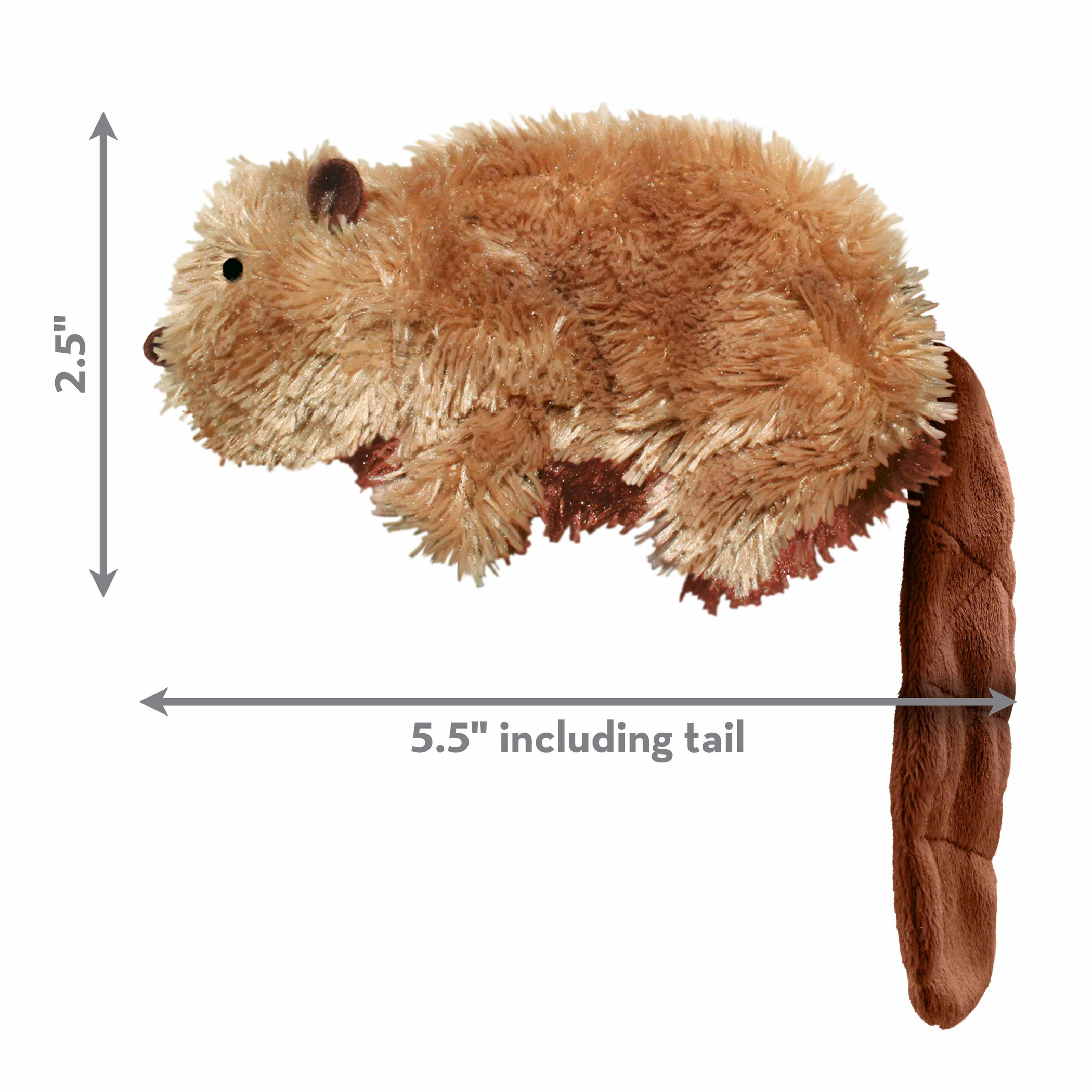 KONG(R) Dr. Noyz Beaver Plush Dog Toy Small Image 1