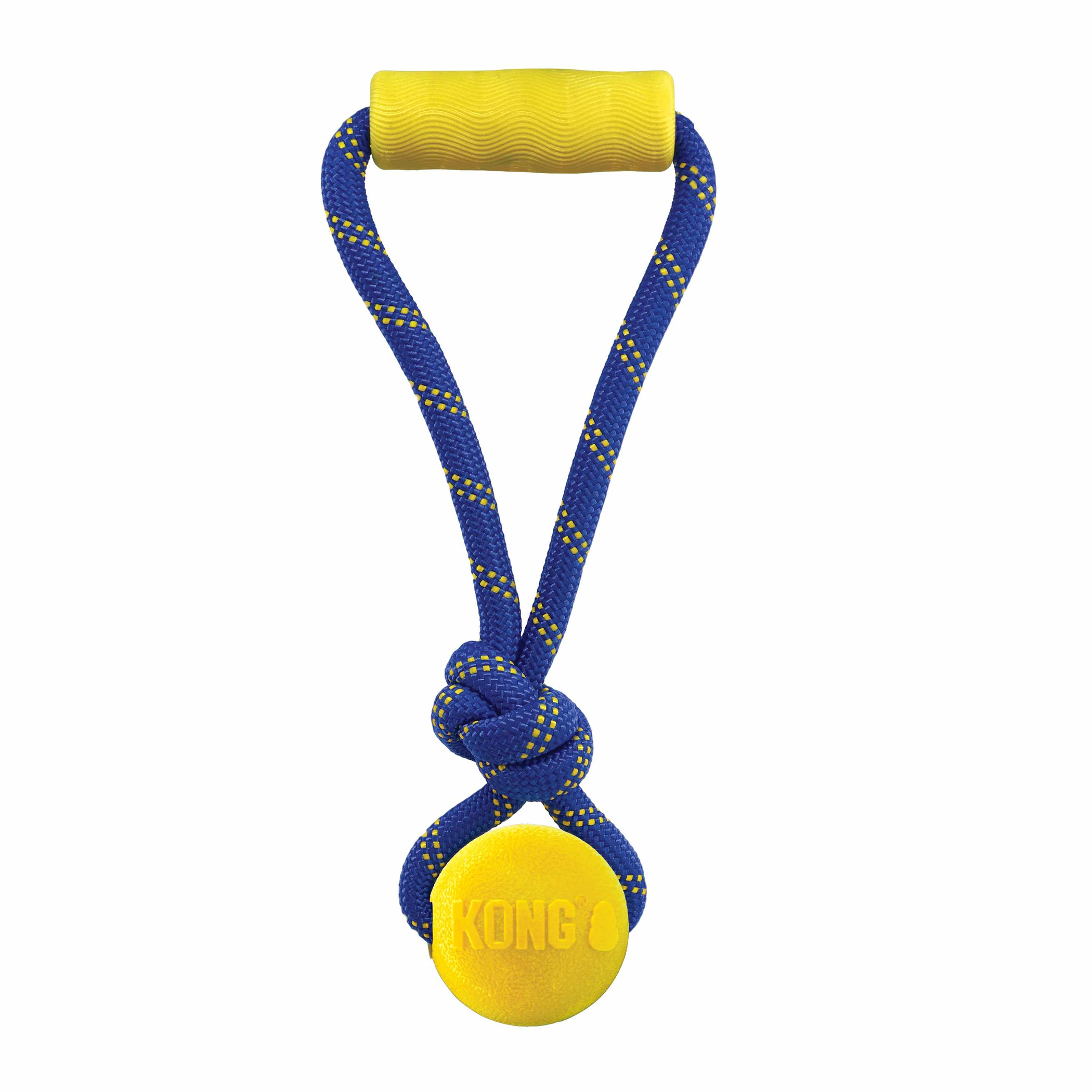 KONG(R) Jaxx Brights Tug w/Ball Dog Toy Assorted Medium Image 1