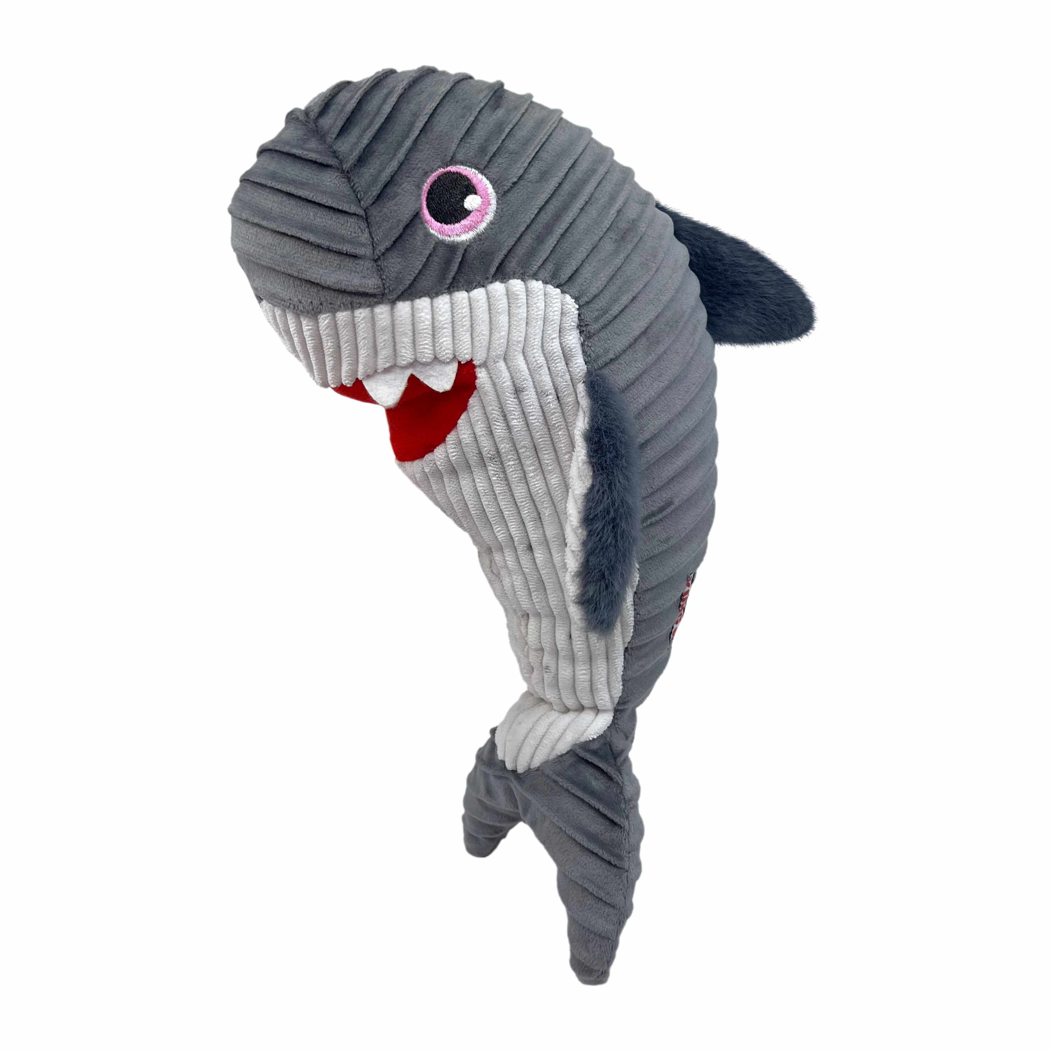 KONG(R) Cuteseas(R) Rufflez Shark Dog Plush Toy Medium/Large Image 1