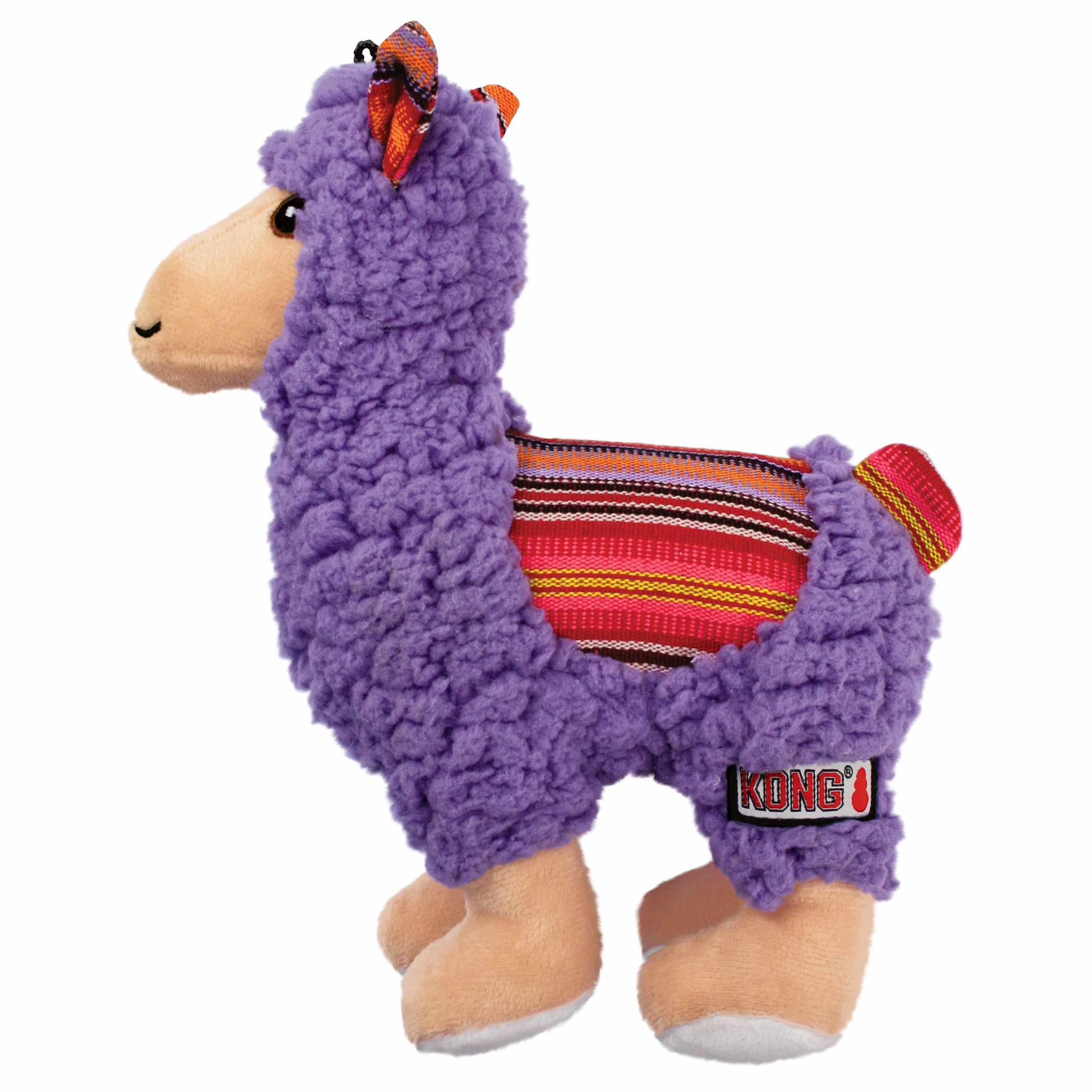 KONG(R) Sherps Llama Dog Plush Toy Medium Image 1