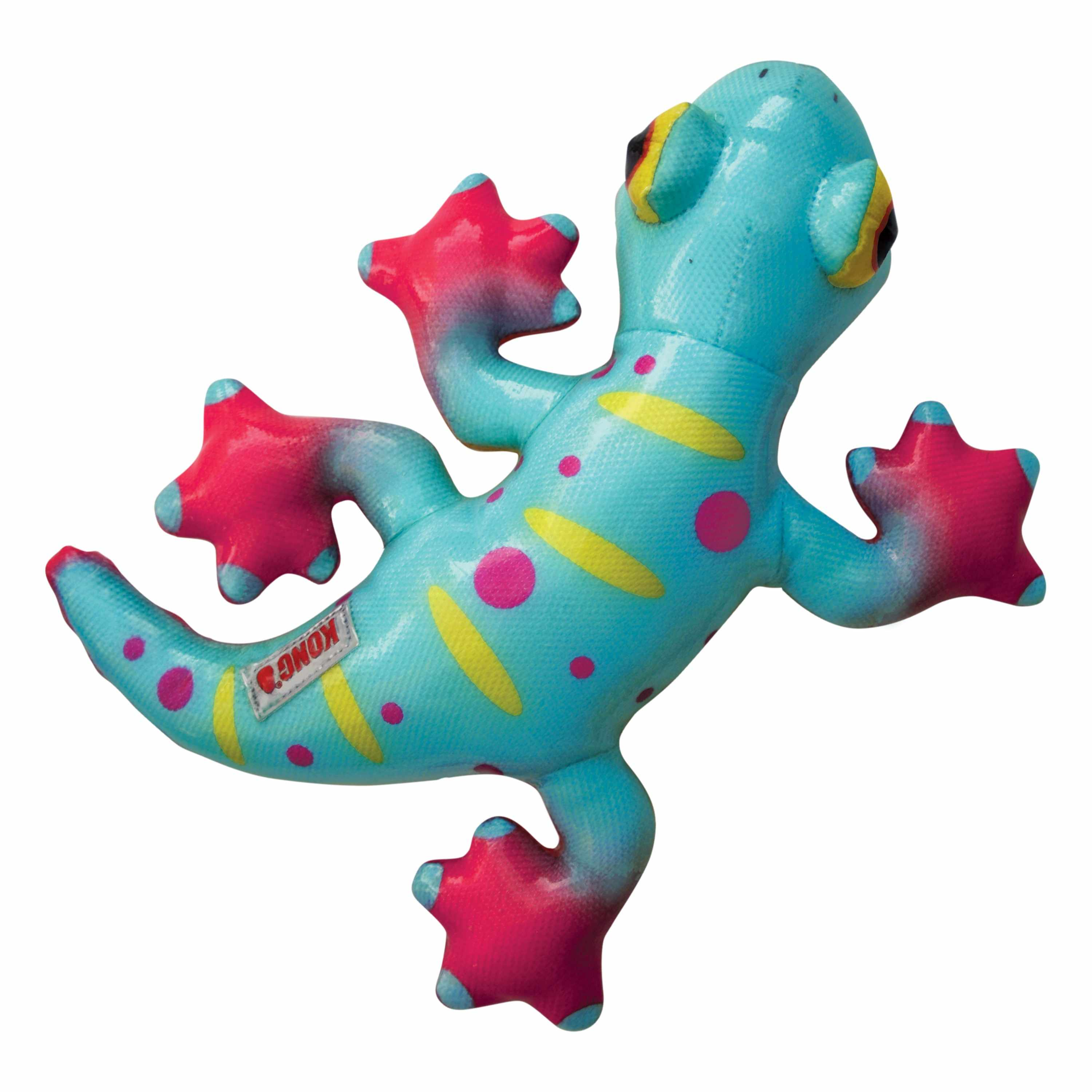 KONG(R) Shieldz Tropics Gecko Dog Chew Toy Medium Image 1