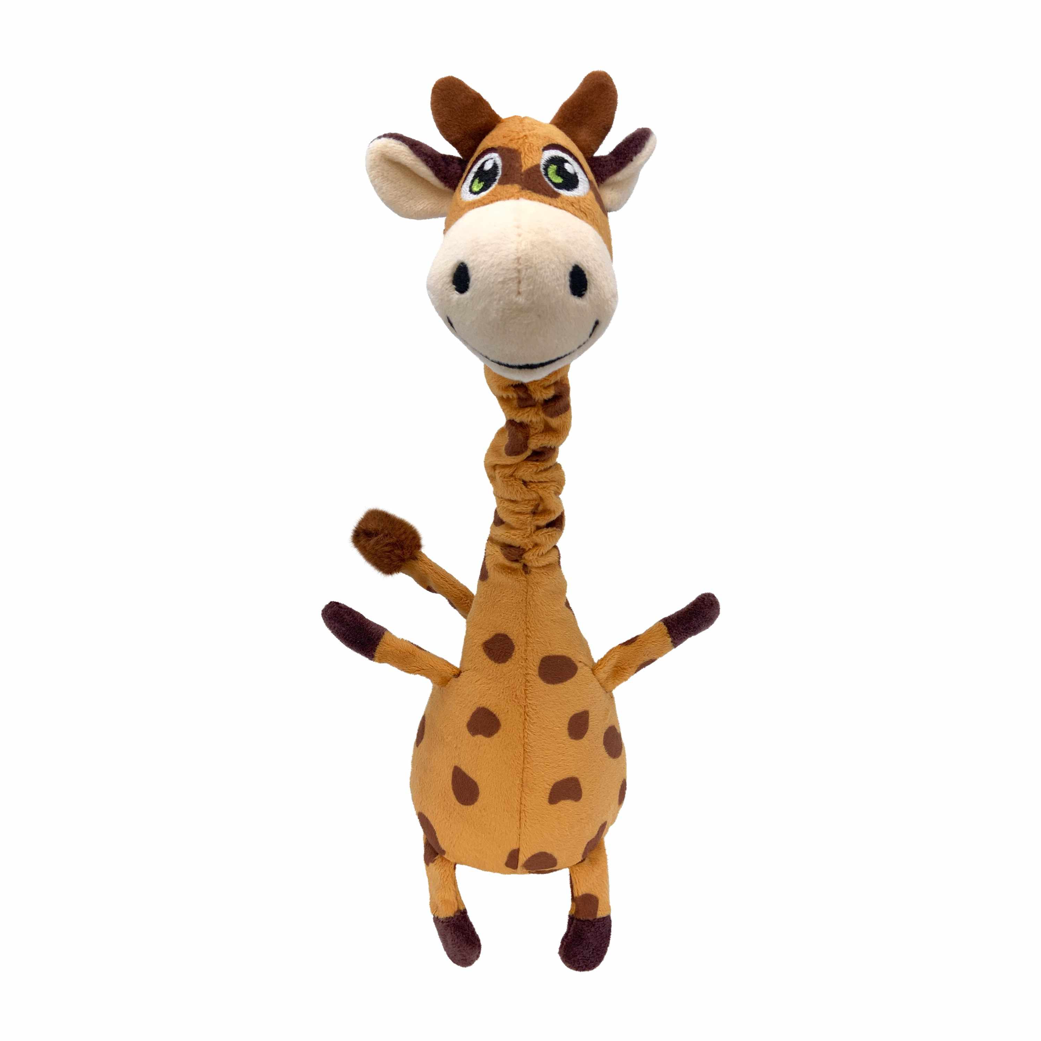 KONG(R) Shakers(TM) Bobz Giraffe Dog Plush Toy Medium Image 1
