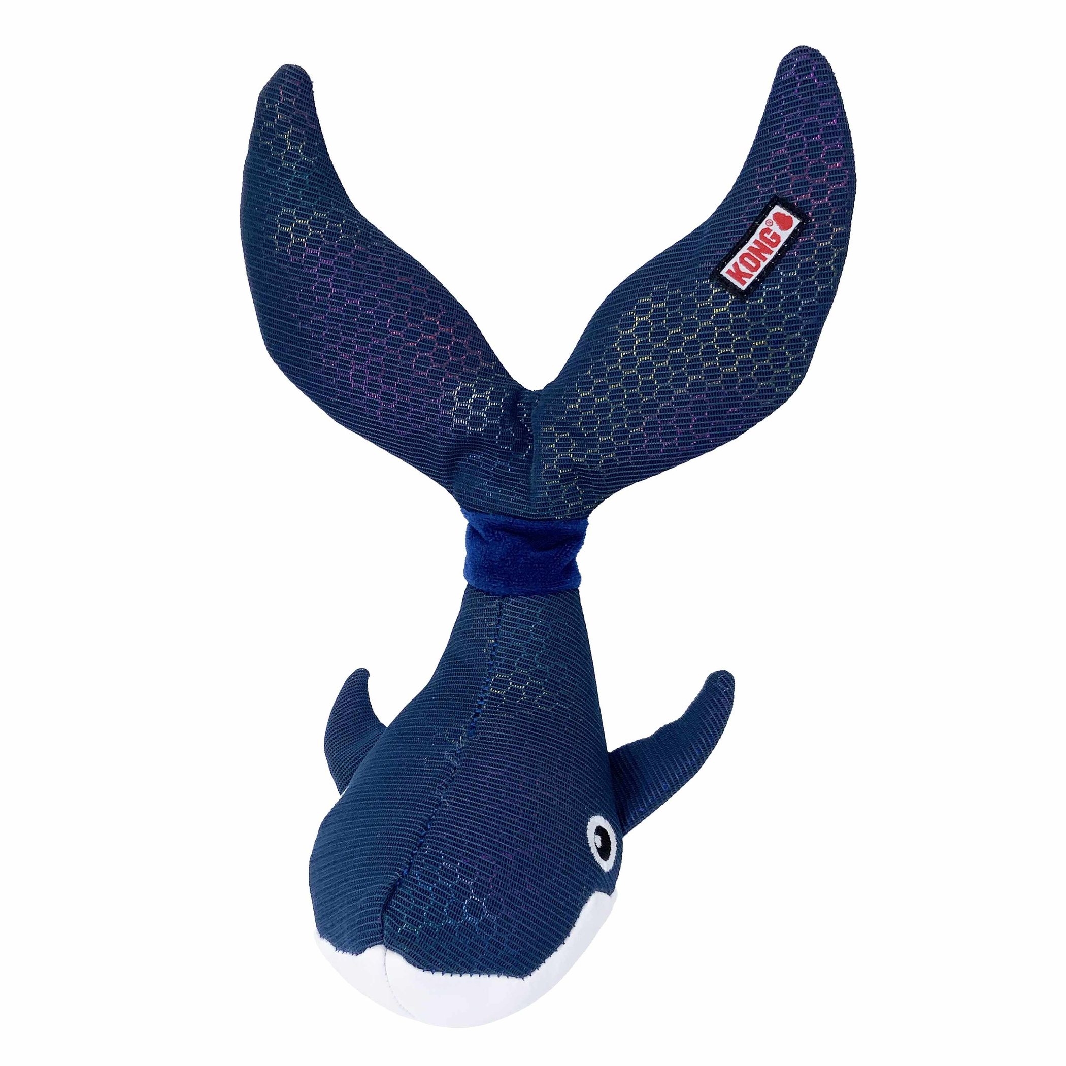 KONG(R) Shakers(TM) Shimmy Whale Dog Plush Toy Medium Image 1