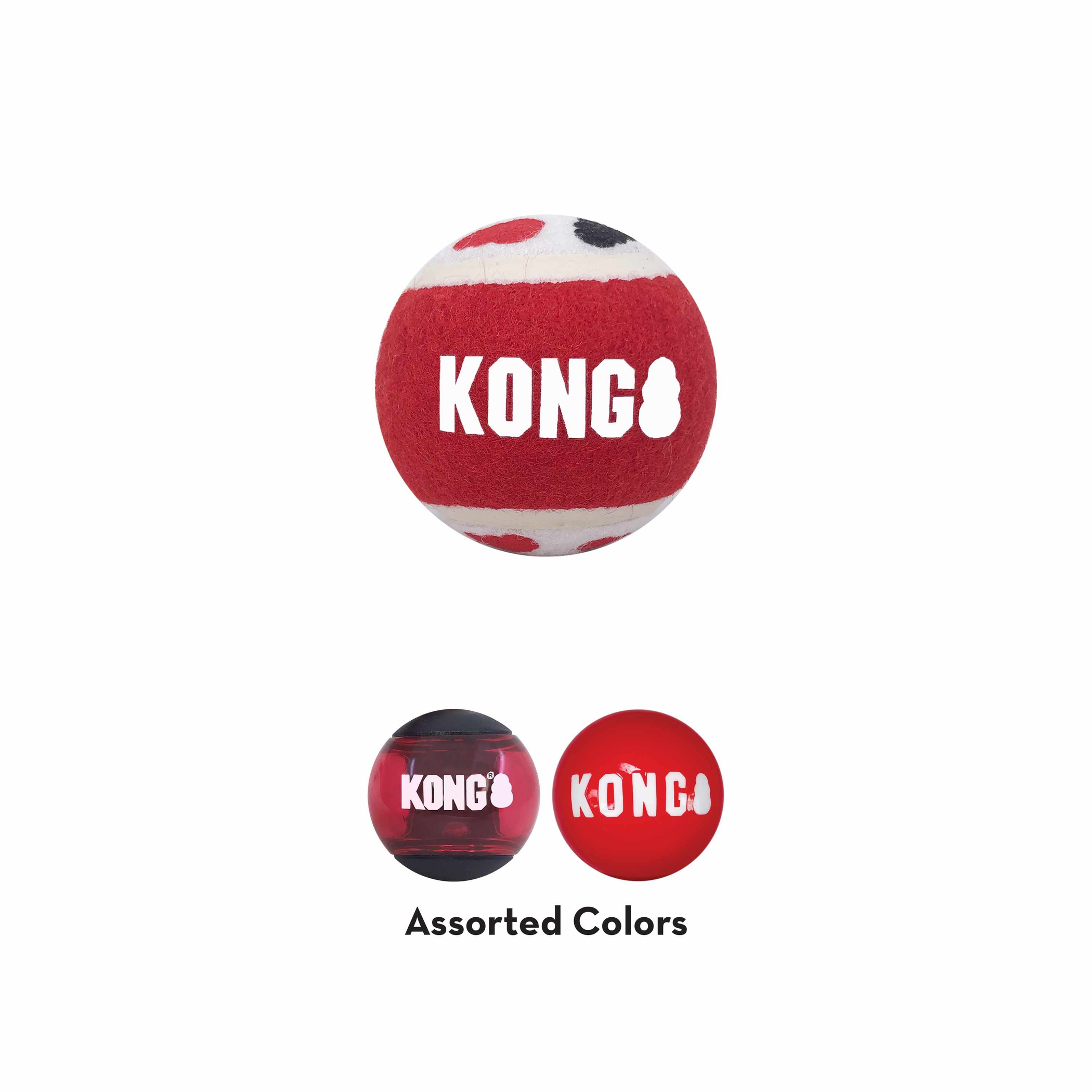 KONG(R) Signature Ball Dog Fetch Toy Medium Bulk Image 1