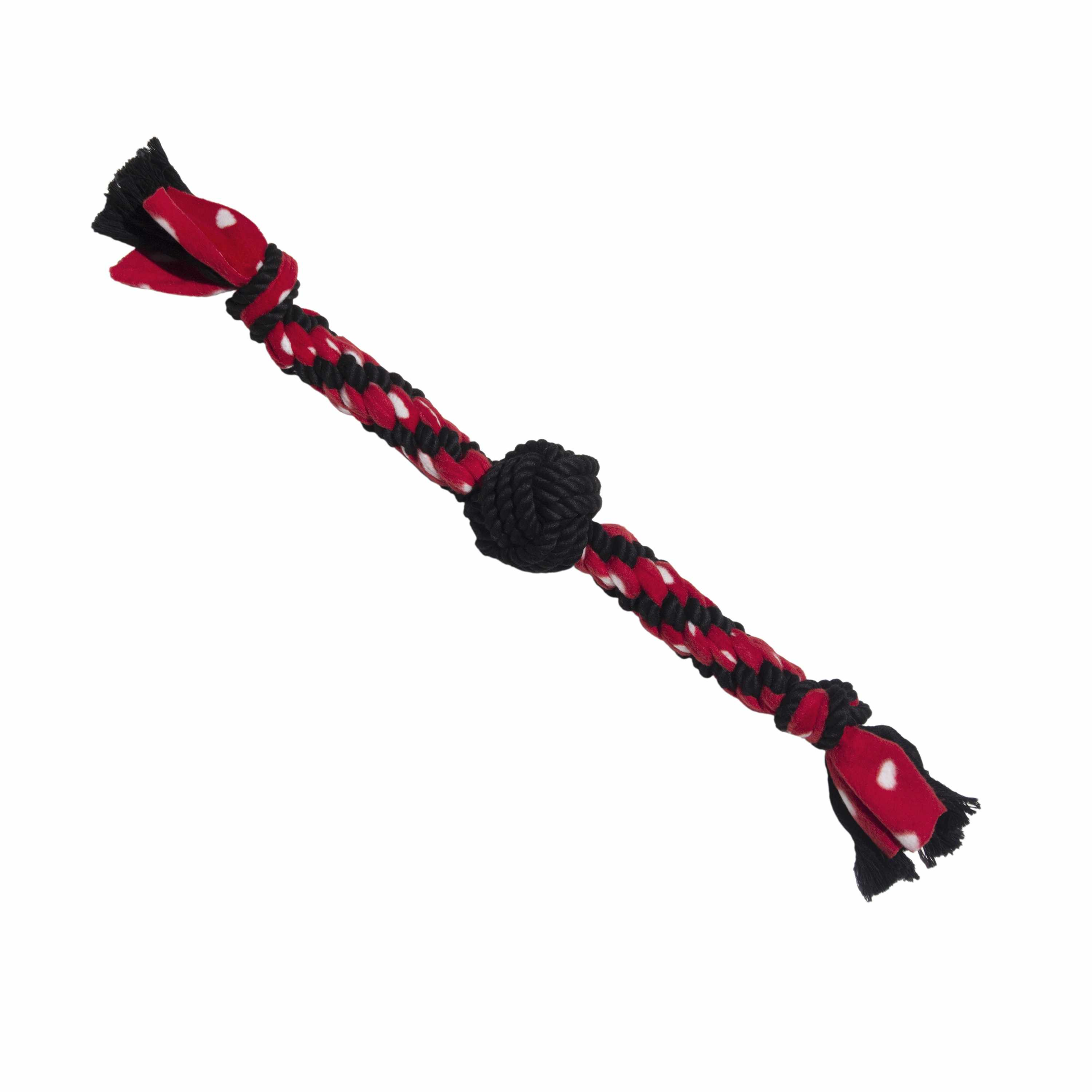 KONG(R) Signature Rope Dual Knot w/Ball Dog Toy Image 1