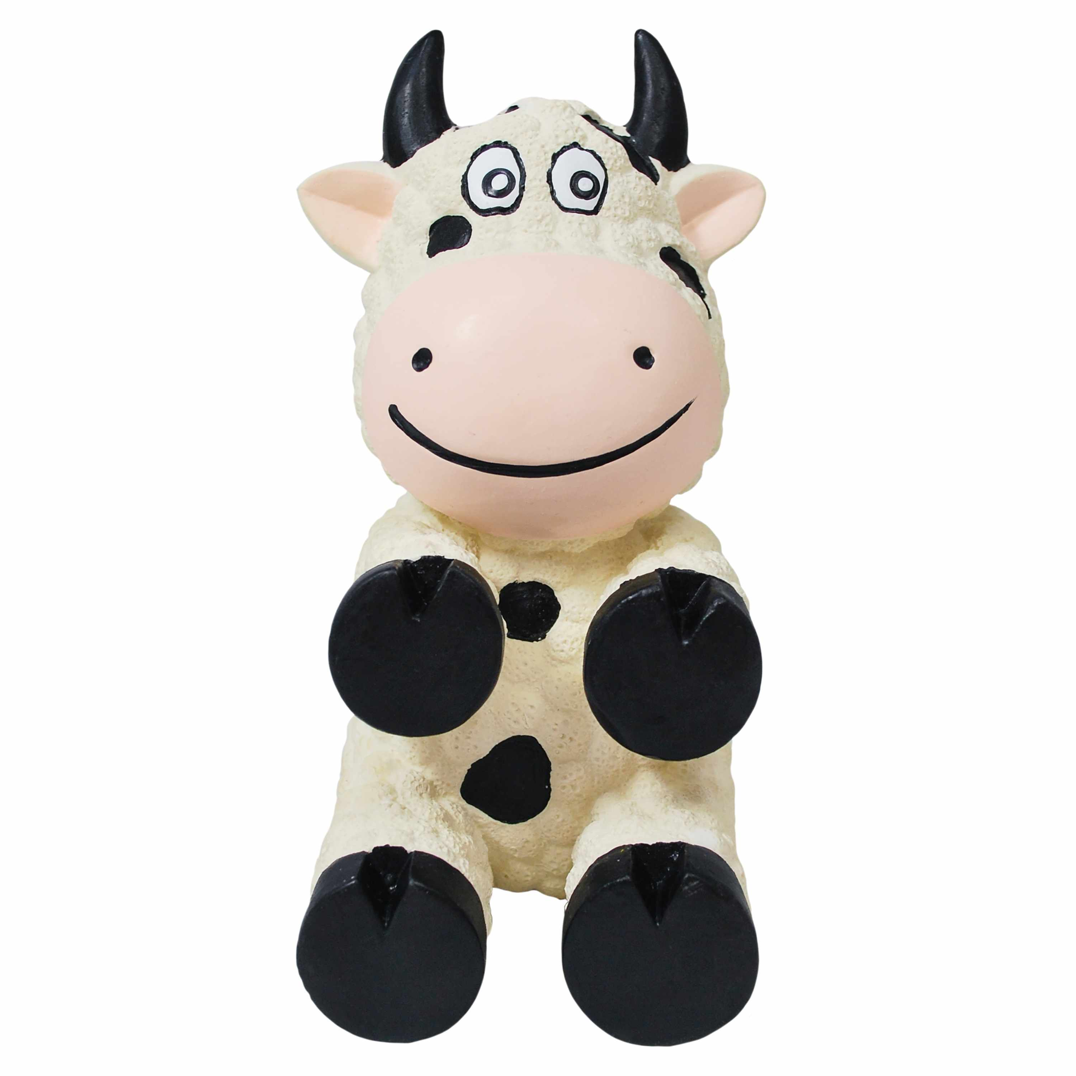 KONG(R) Wiggi(TM) Cow Dog Chew Toy Small Image 1