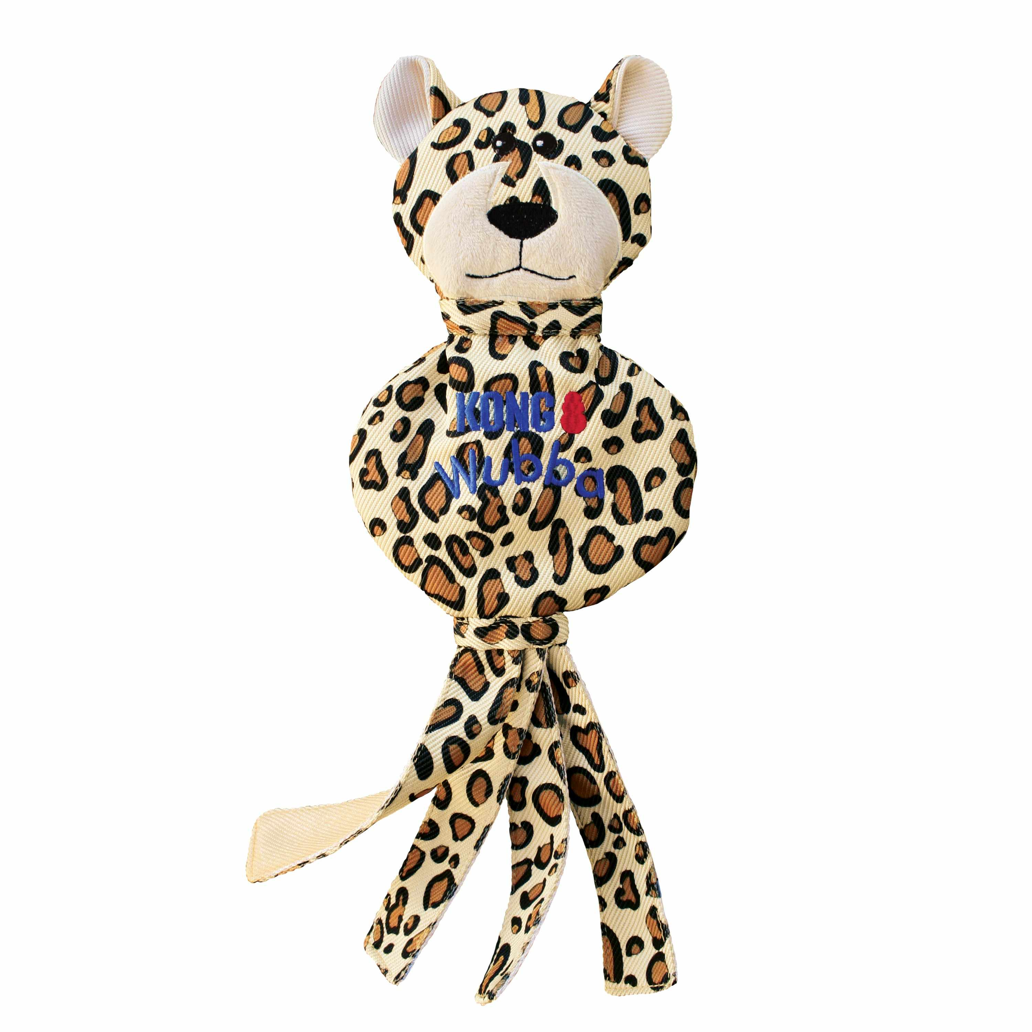 KONG(R) Wubba No Stuff Cheetah Dog Tug Toy Large Image 1