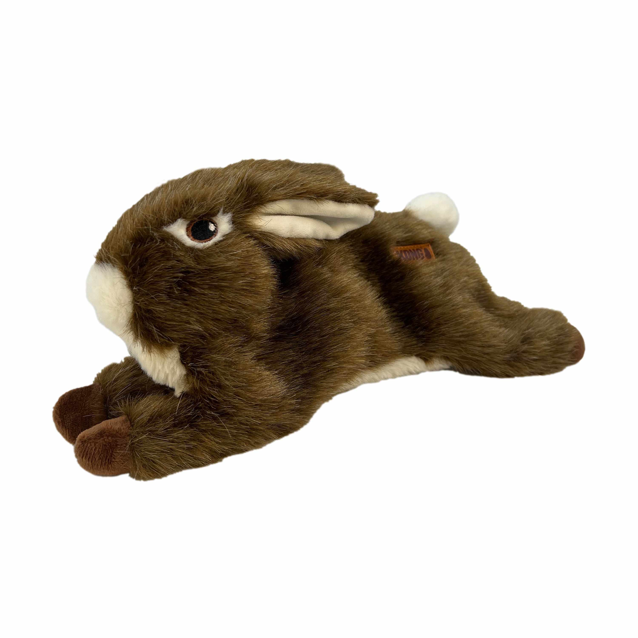 KONG(R) Wild Low Stuff Rabbit Dog Plush Toy Medium Image 1