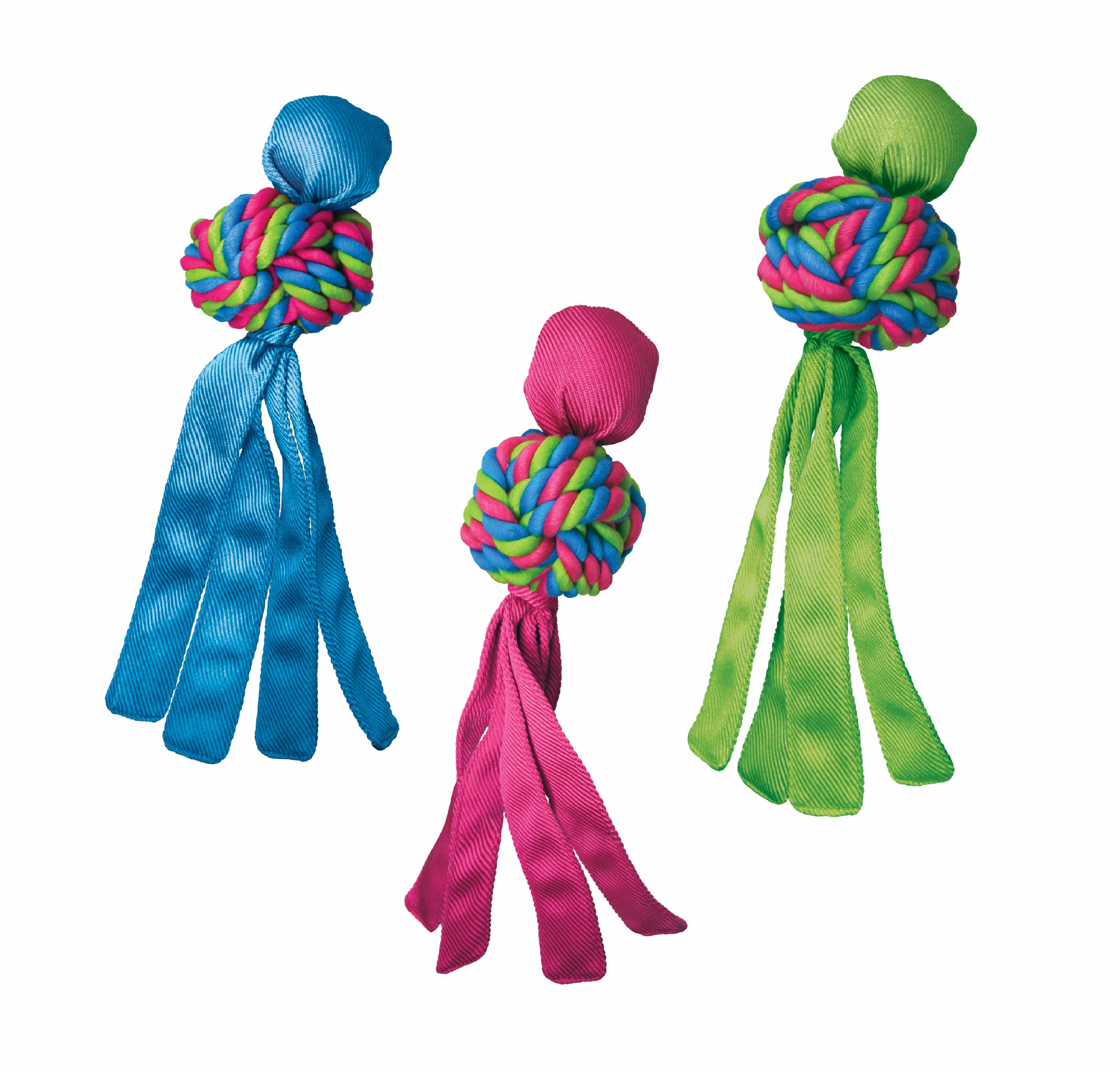 KONG(R) Wubba Weaves Dog Tug Toy Assorted Image 1