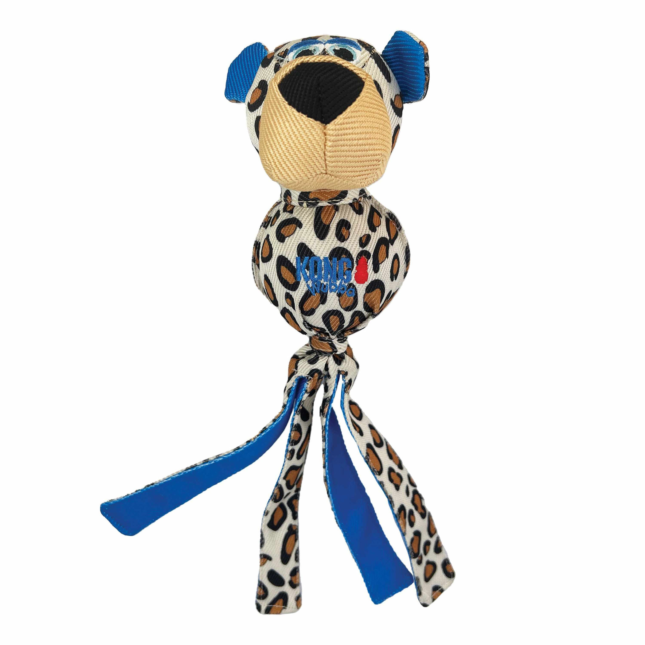 KONG(R) Wubba Zoo Cheetah Dog Tug Toy Large Image 1