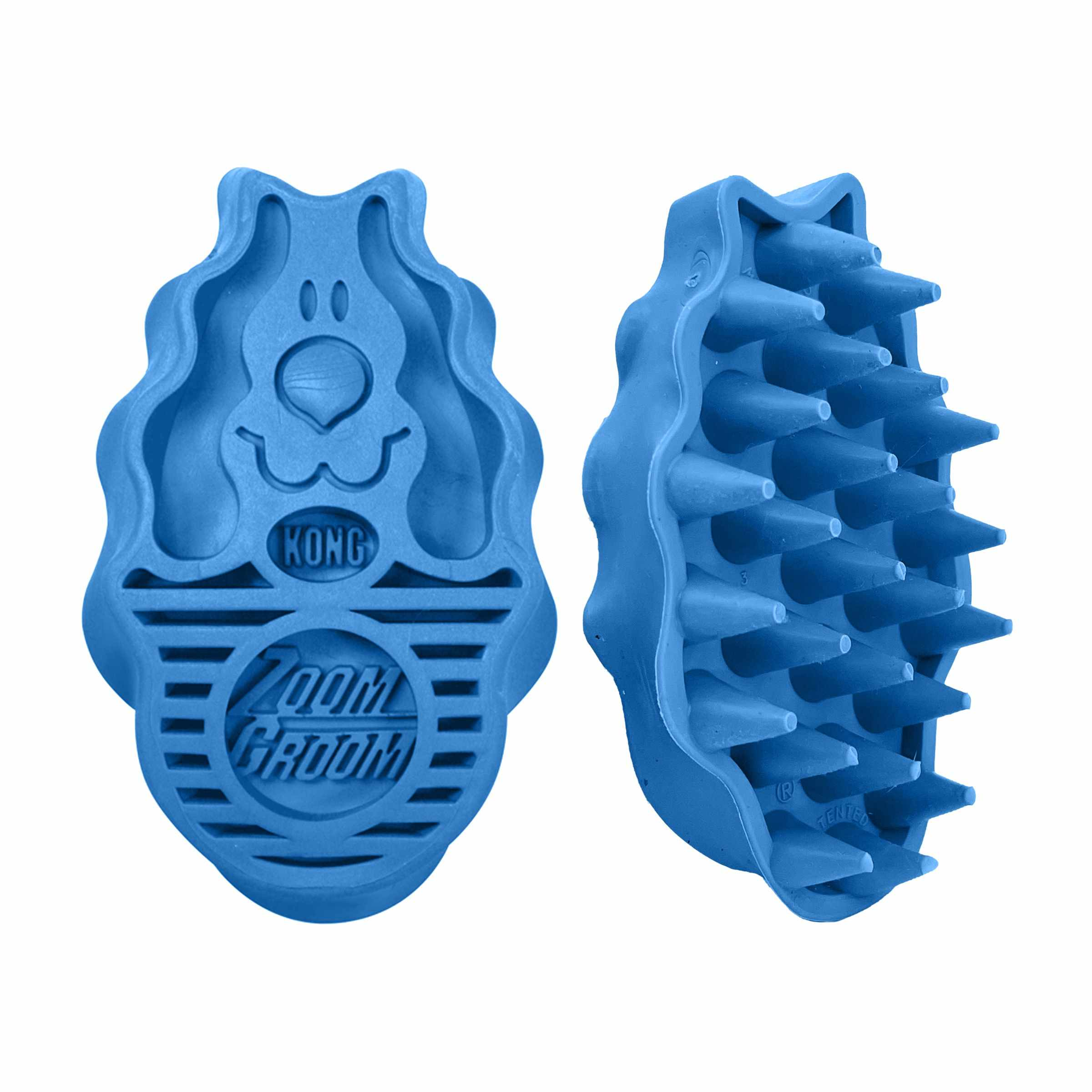 KONG(R) ZoomGroom(R) Boysenberry Brush Large Image 1