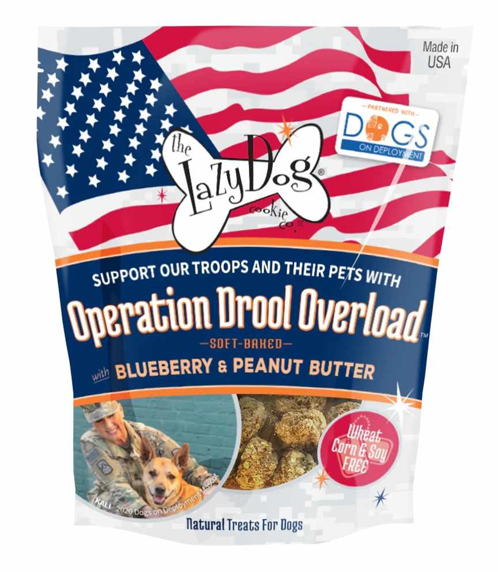 Lazy Dog Operation Drool Overload Dog Treat 5oz Image 1
