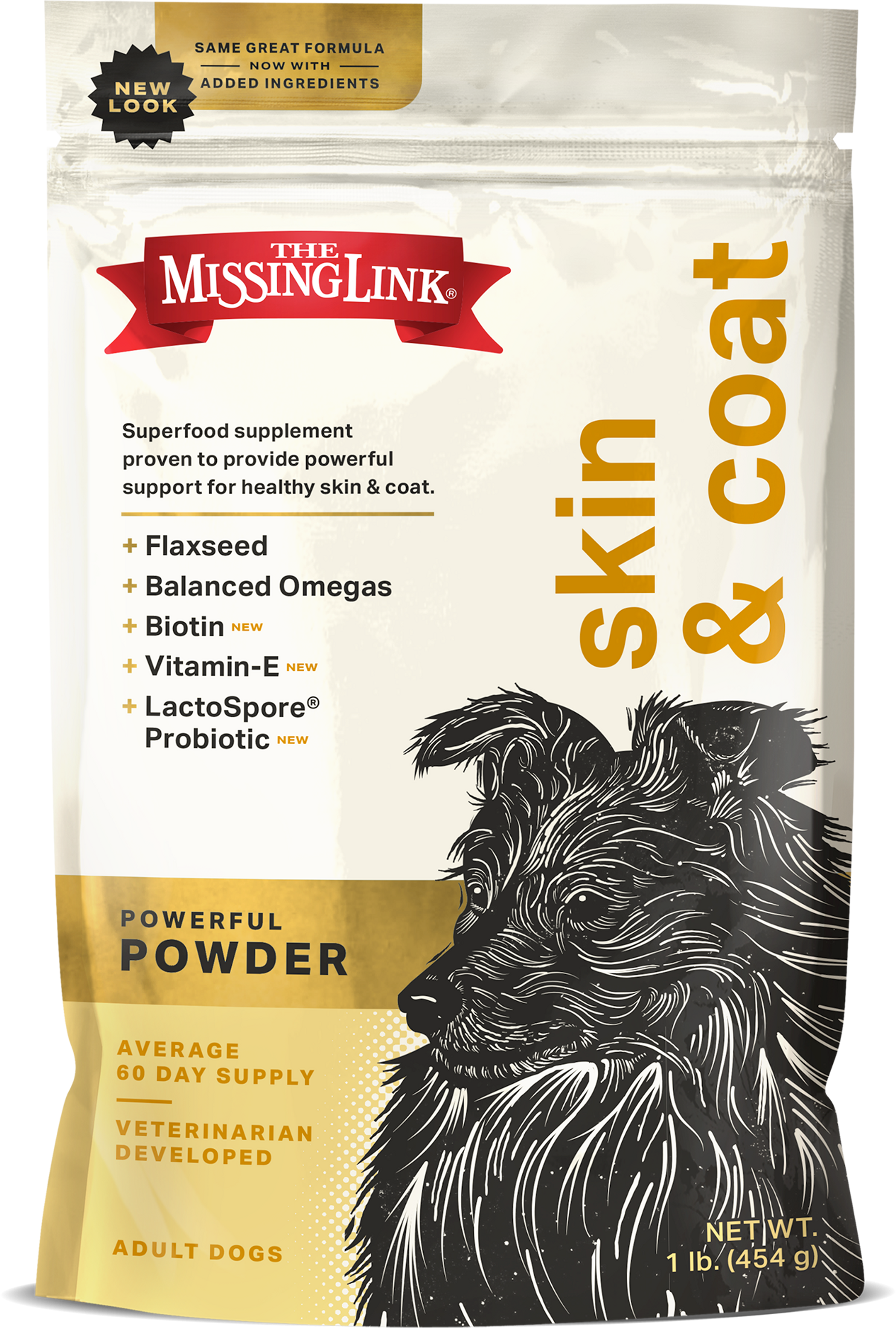 The Missing Link - Original Skin & Coat Dog 1lb Image 1