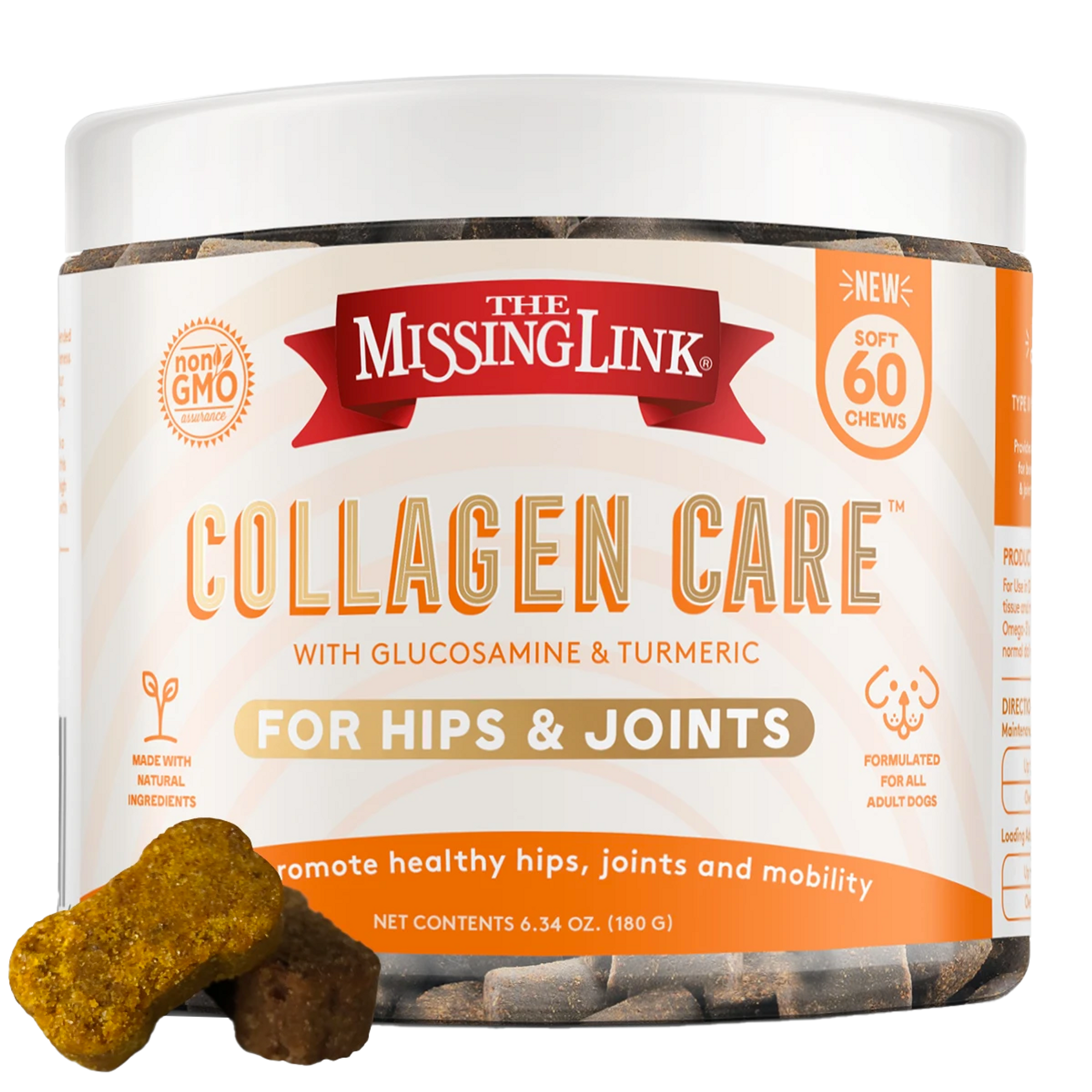The Missing Link - Collagen Care Hips & Joints Soft Chew 60Ct Image 1