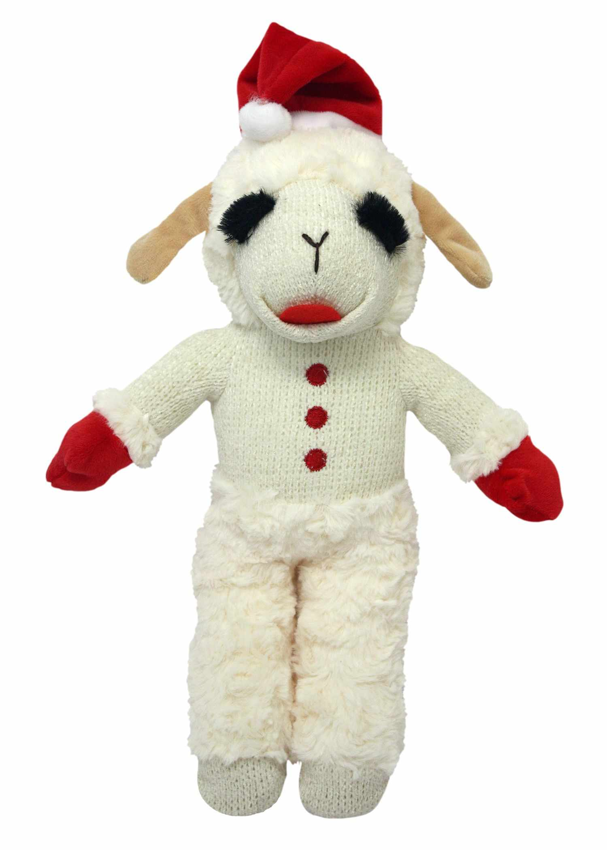 Multipet Lamb Chop Standing w/ Santa Hat Image 1