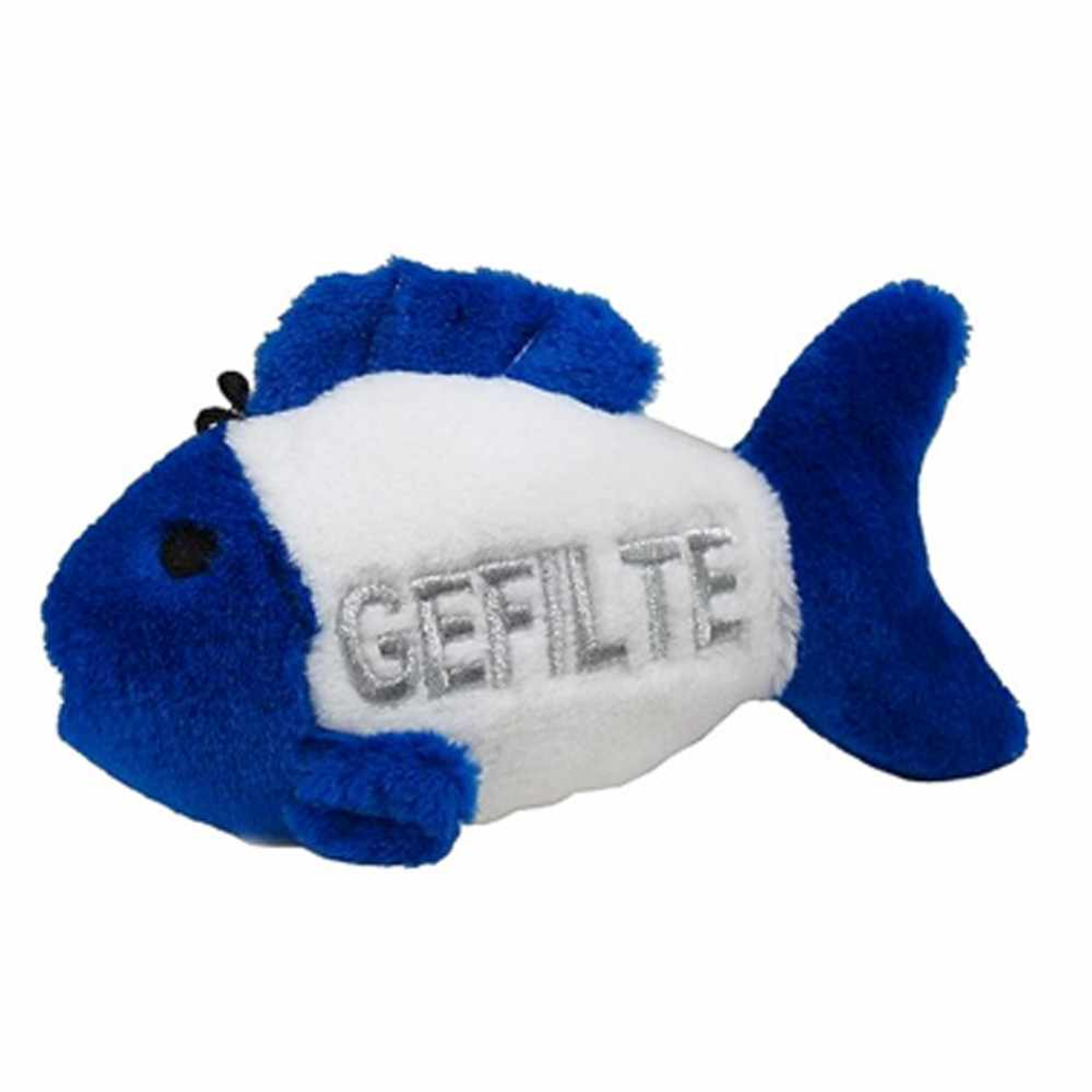 Multipet Gefilte Fish Talking Hanukkah Plush Dog Toy 4.5