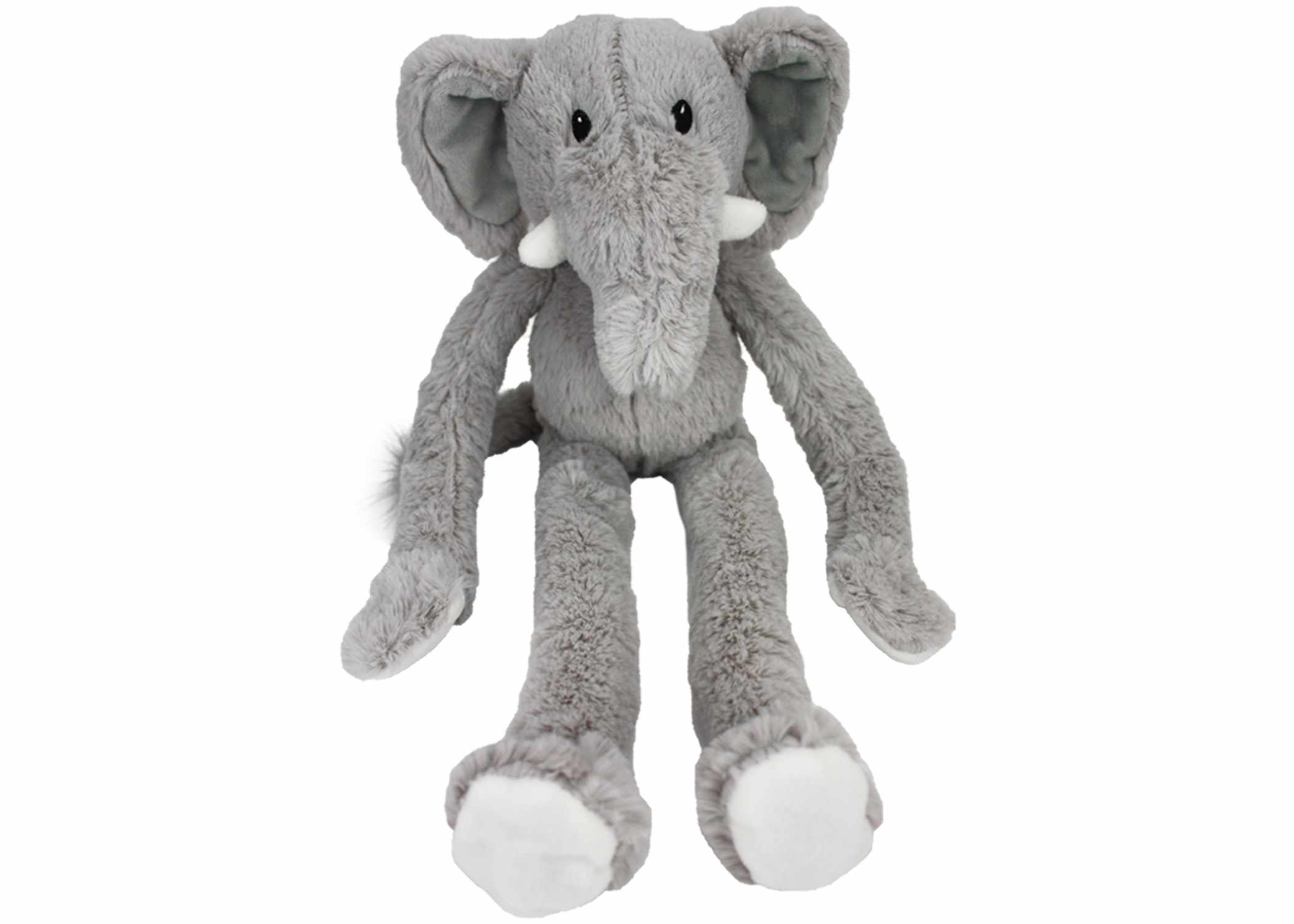 Multipet Swingin' Safari Elephant Plush Dog Toy 19