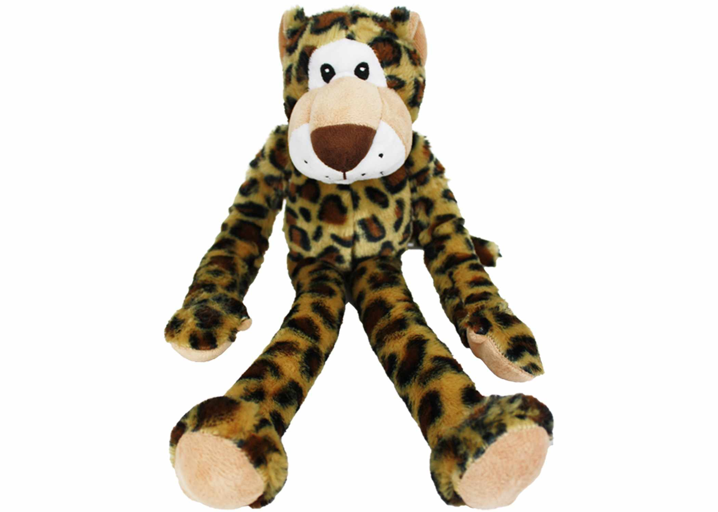 Multipet Swingin' Safari Leopard Plush Dog Toy 19