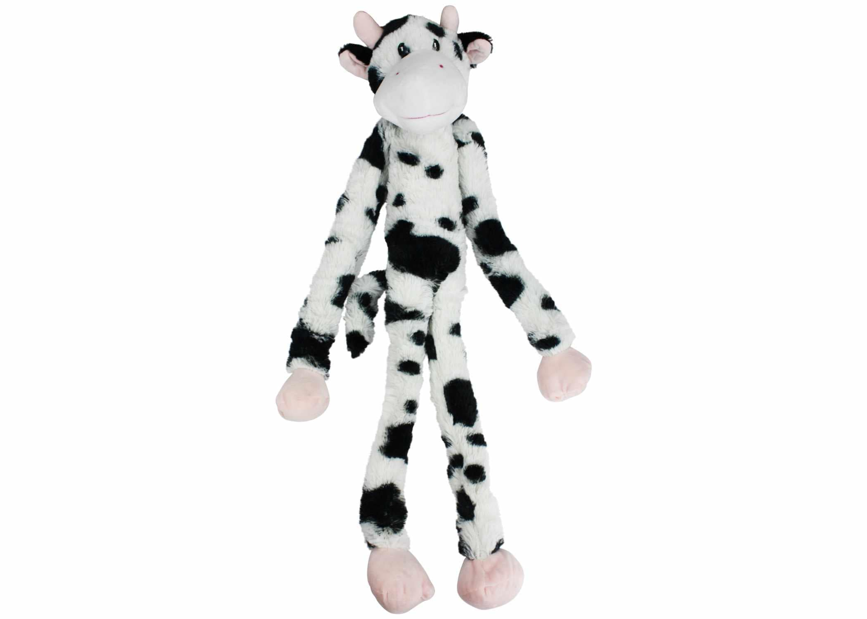 Multipet Swingin' Slevins(R) Cow Plush Pet Dog Toy 27