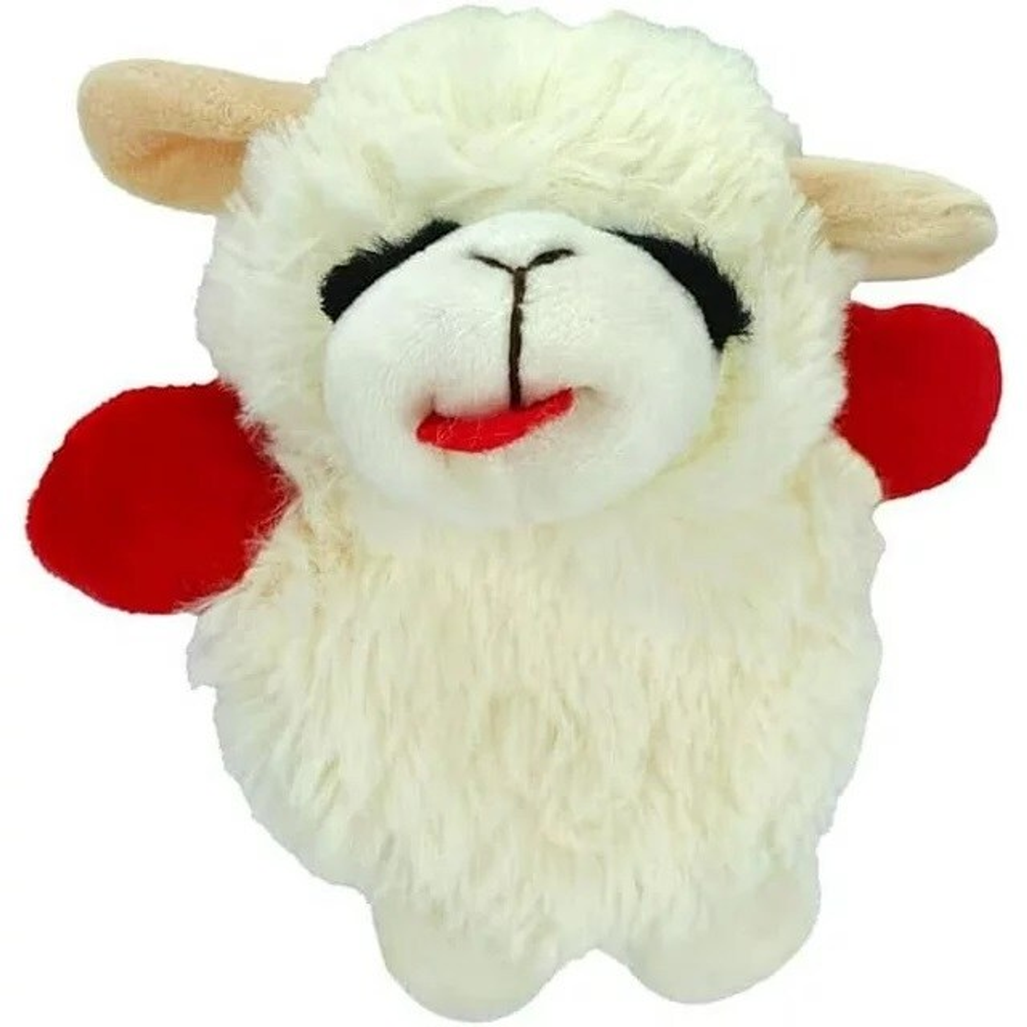 Multipet Mini Lamb Chop Crinkle Plush Dog Toy 6