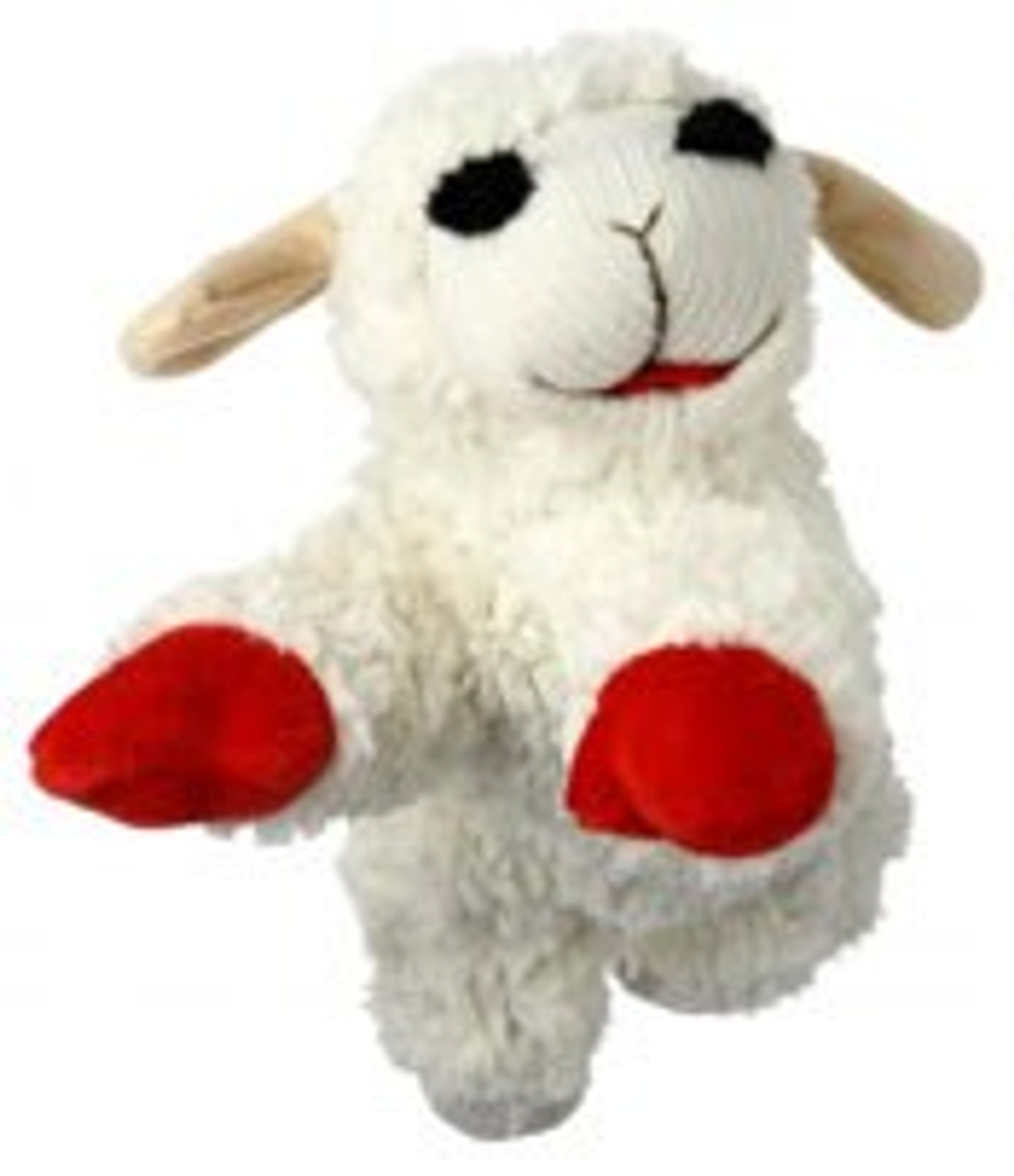Multipet Lamb Chop Plush Dog Toy Image 1