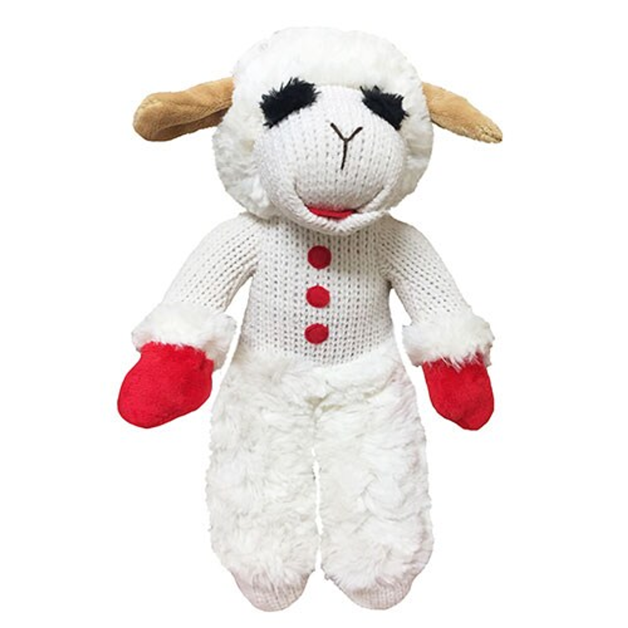 Multipet Standing Lamb Chop Plush Dog Toy 13