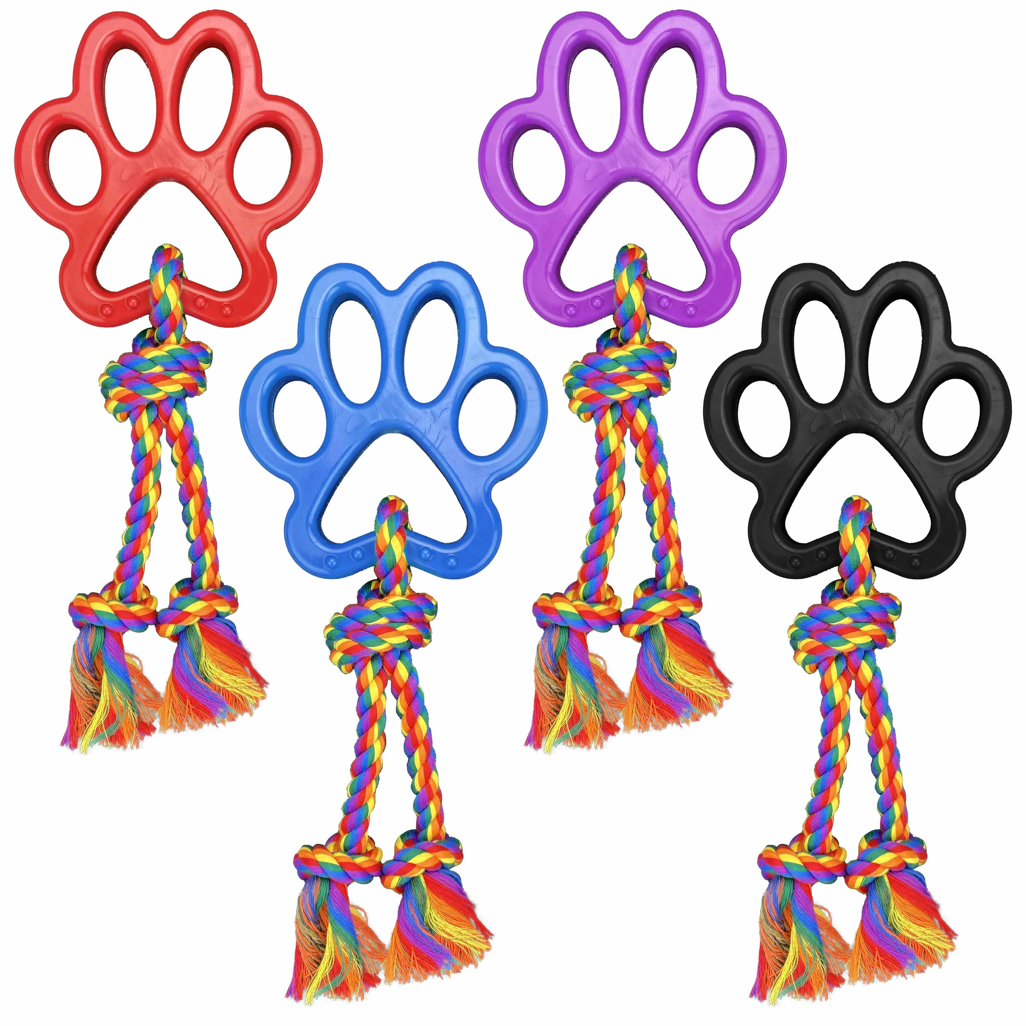Multipet Tug A Paw w/ Rope Dog Toy 13
