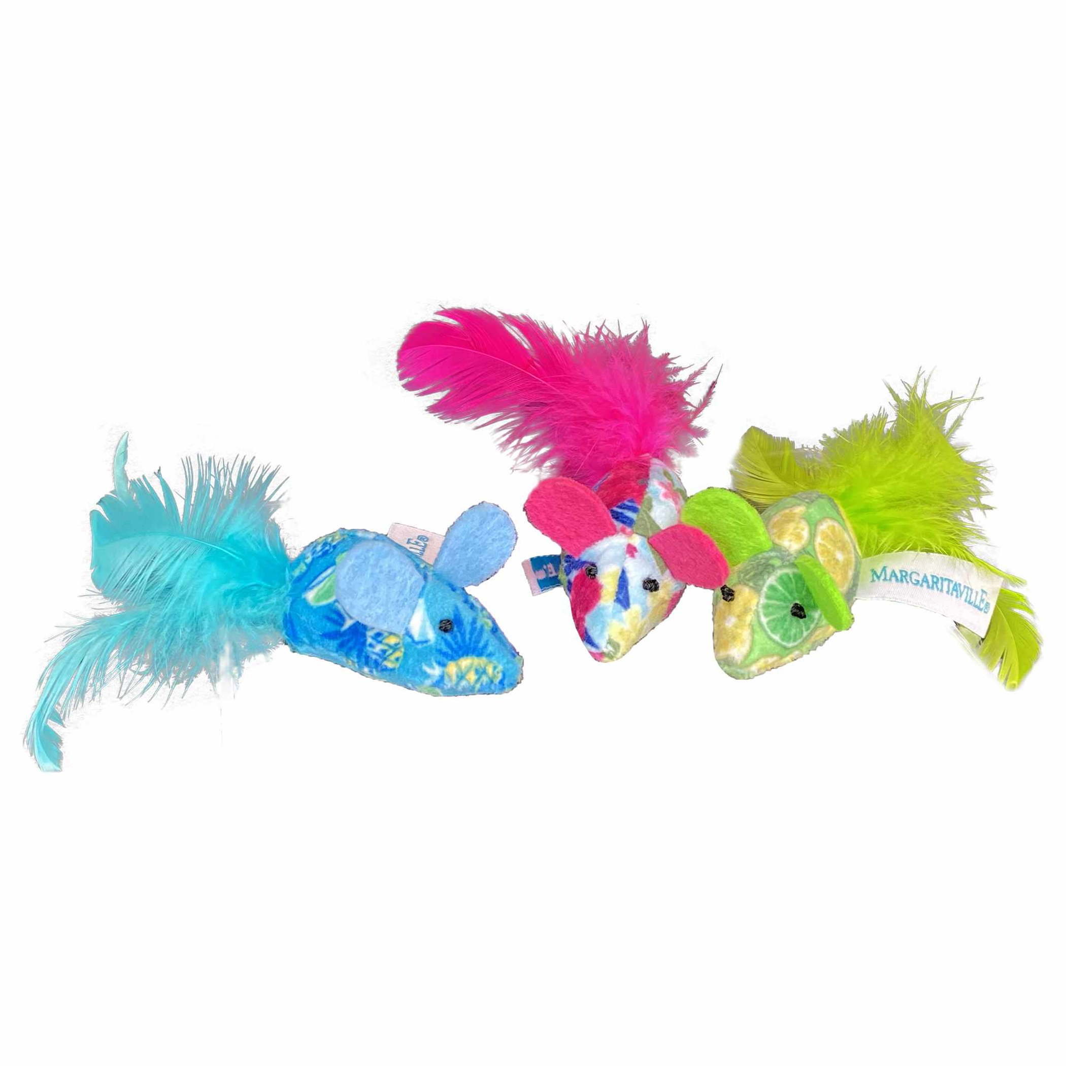 Multipet Margaritaville(R) Mice Cat Toy 6.5
