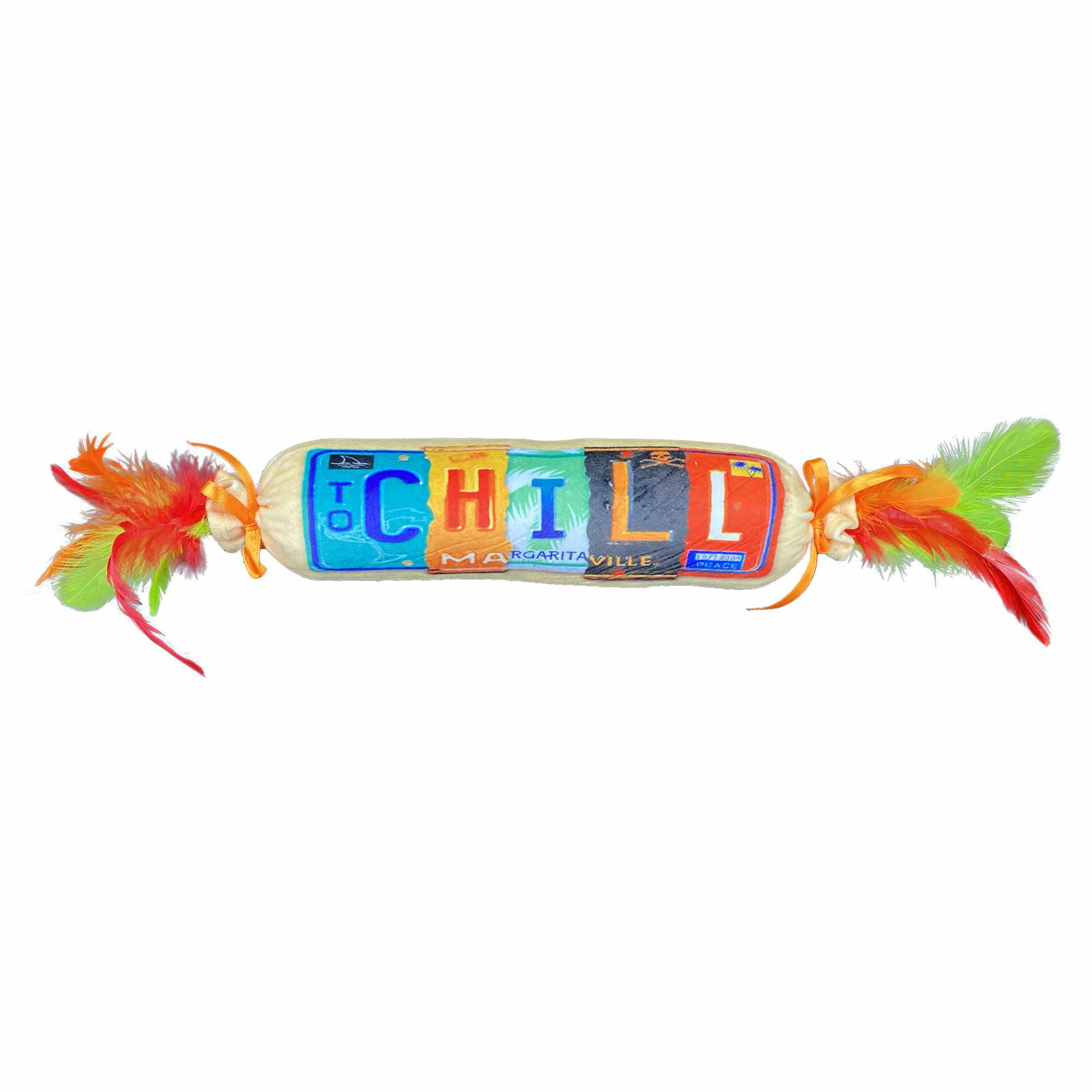 Multipet Margaritaville(R) License to Chill Cat Kicker w/ Feathers 18